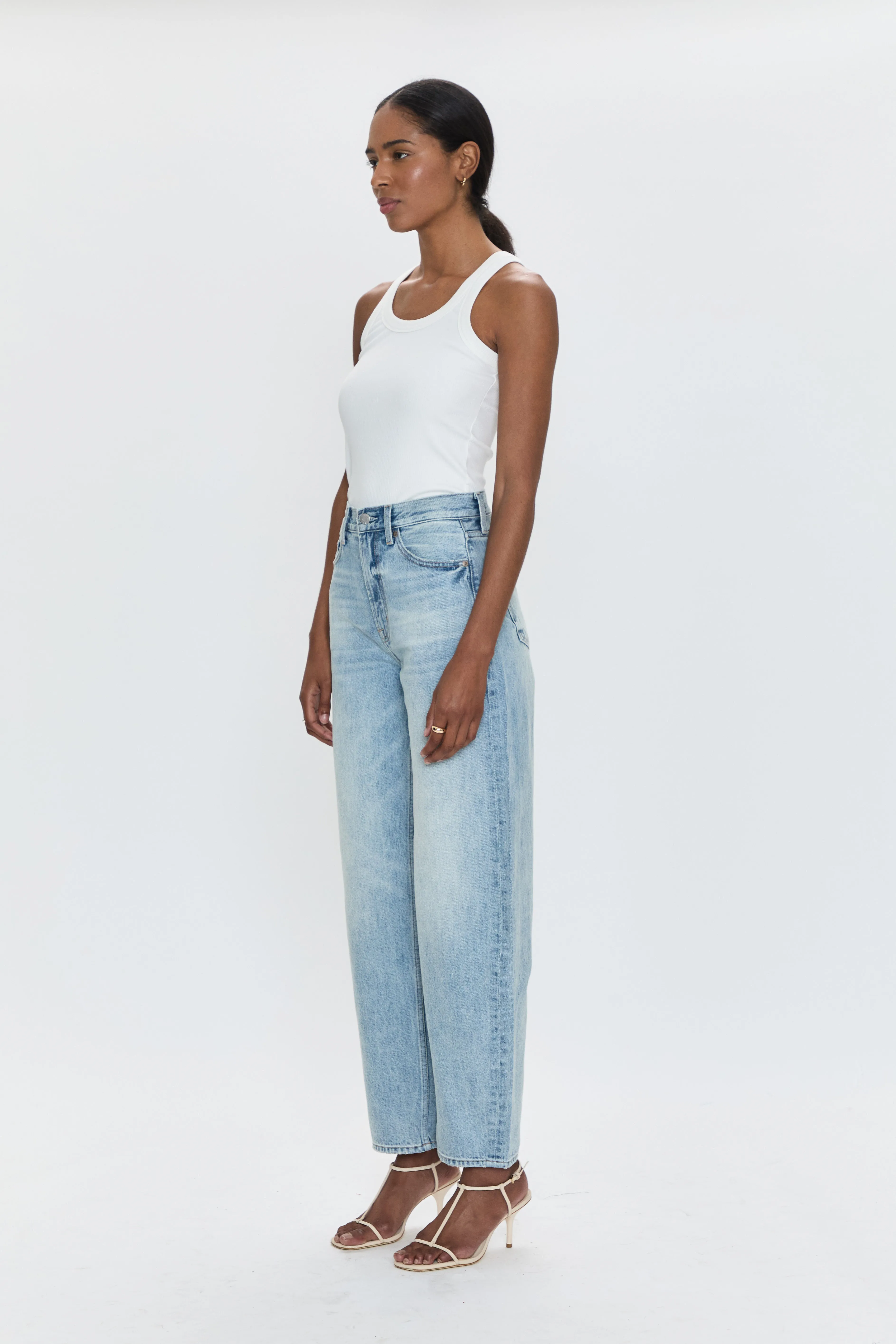 Wes High Rise Barrel Jean - Clever sold by Pistola product image thumbnail 2