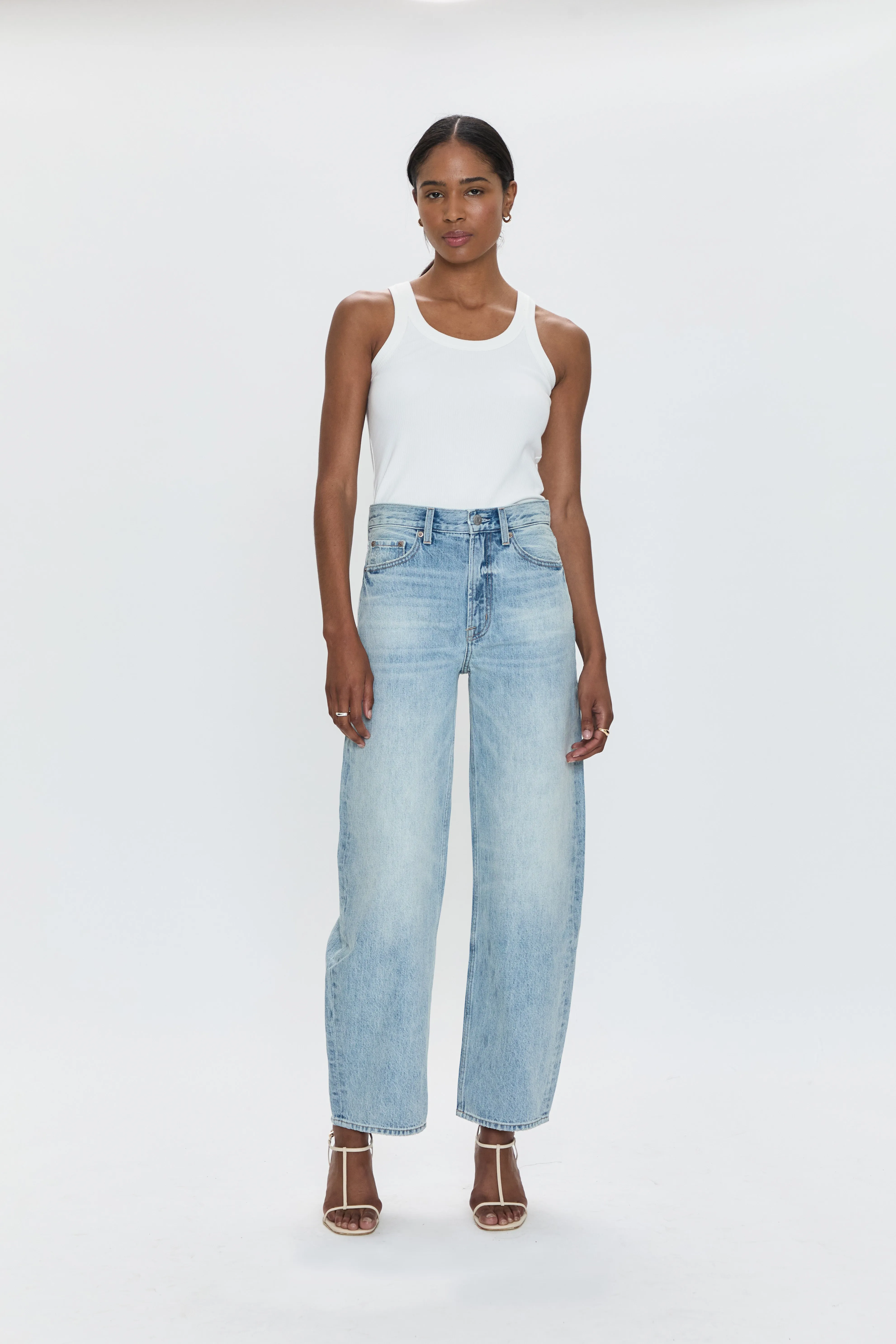 Wes High Rise Barrel Jean - Clever sold by Pistola product image thumbnail 3