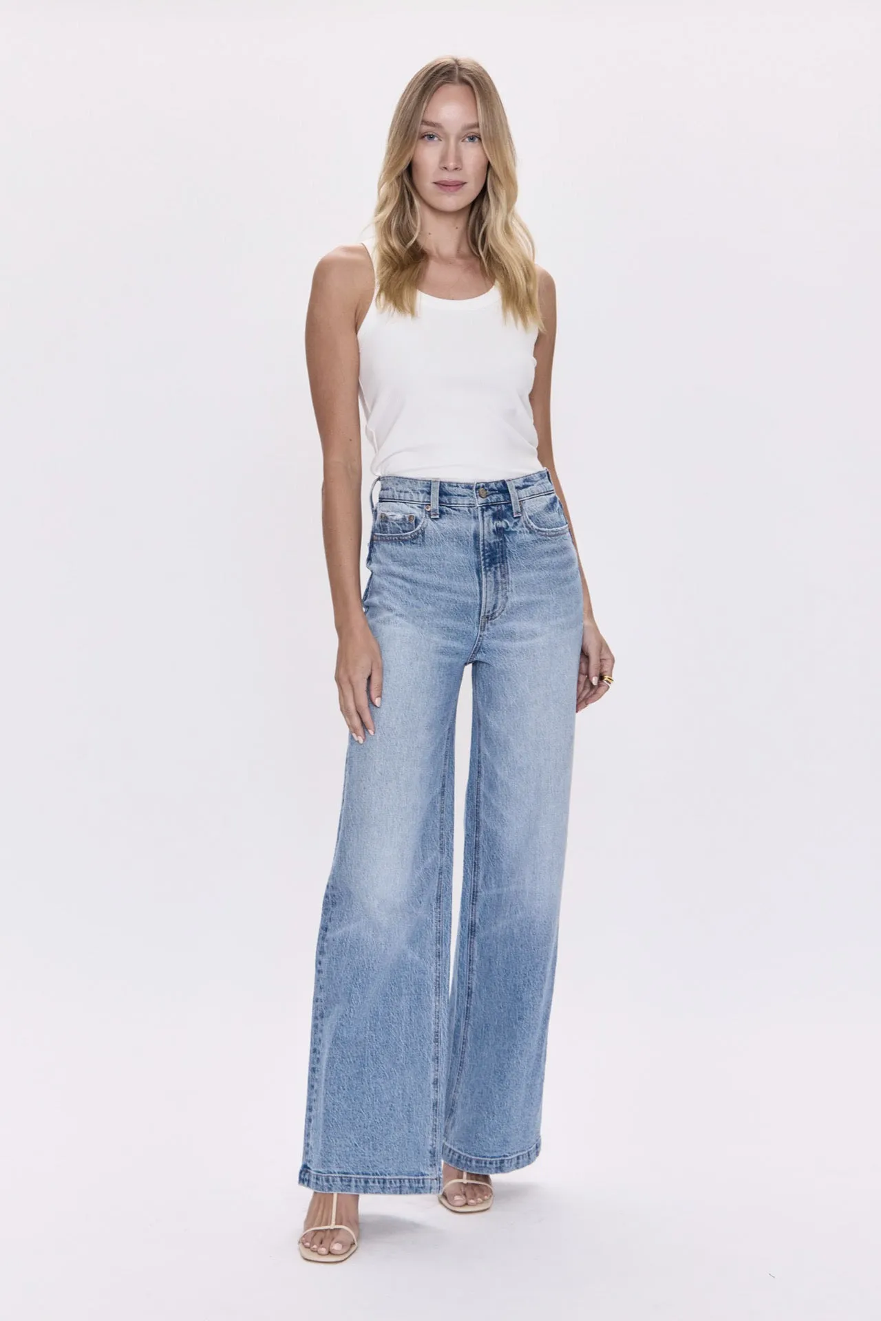 Lana High Rise Ultra Wide Leg Jean - Break sold by Pistola