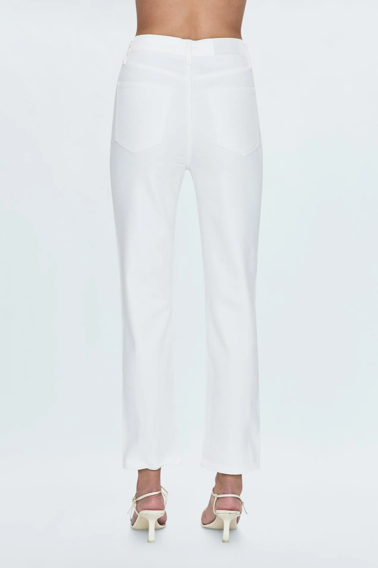 Bri High Rise Slim Straight Jean - Antique White sold by Pistola product image thumbnail 5
