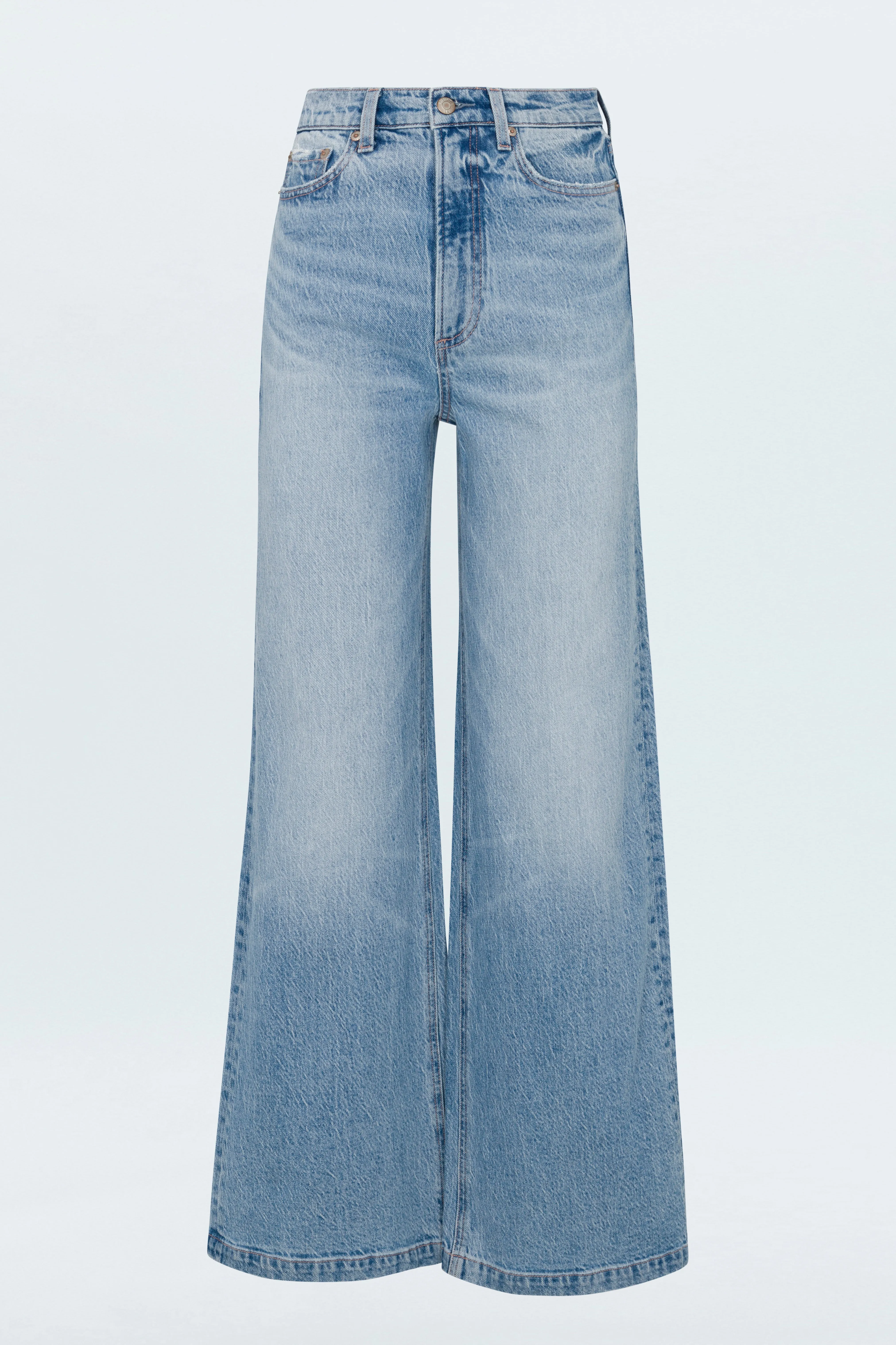 PETITE Lana High Rise Ultra Wide Jean - Break sold by Pistola