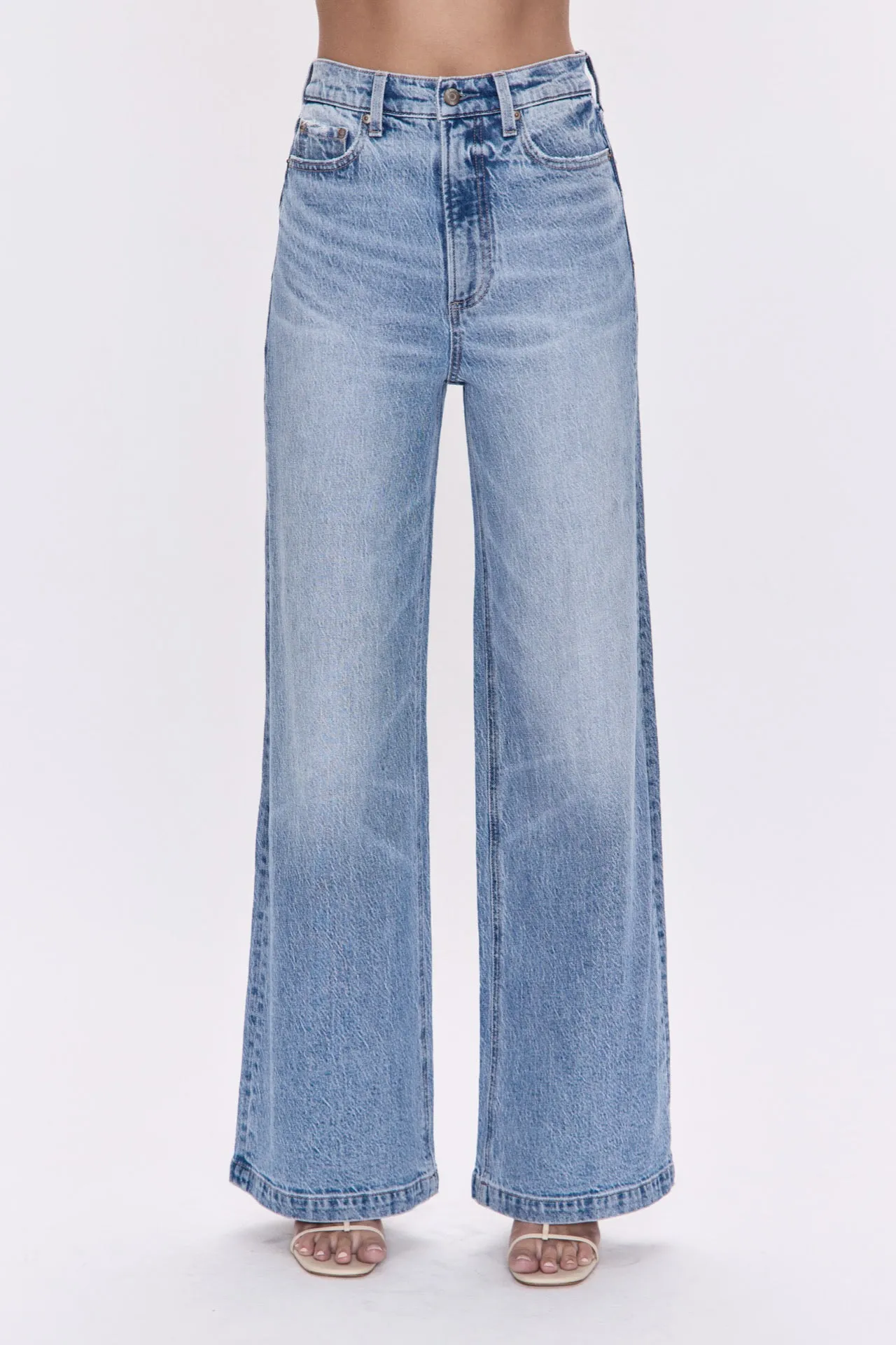 PETITE Lana High Rise Ultra Wide Jean - Break sold by Pistola product image thumbnail 3