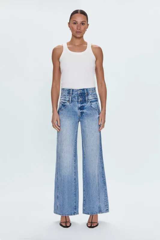 Caleb High Rise Stacked Waist Jean - Era made by Pistola