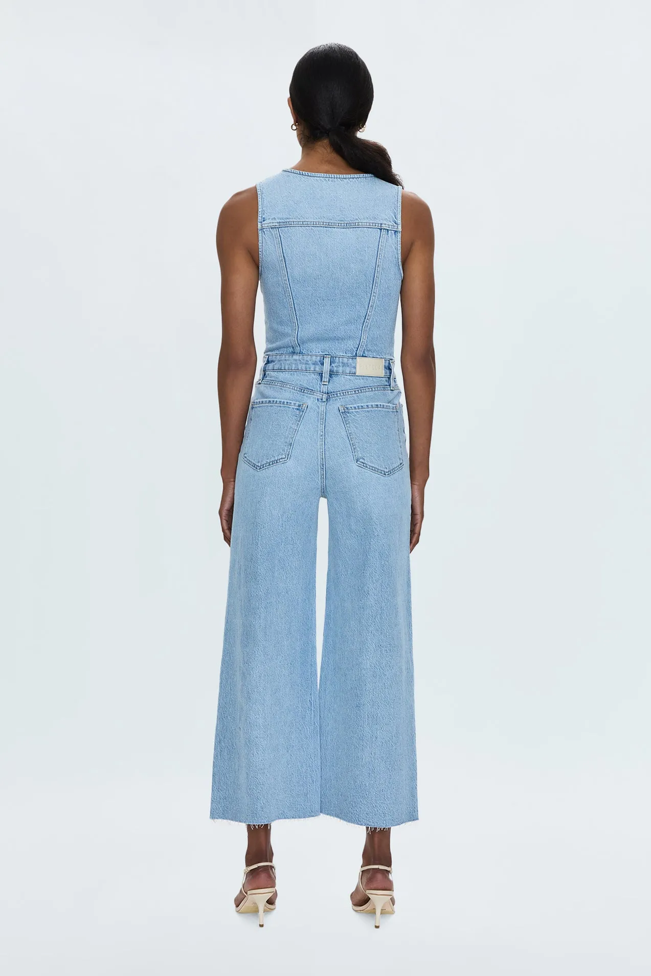 Aria Cropped Fitted Vest Jumpsuit - Priority sold by Pistola product image thumbnail 5