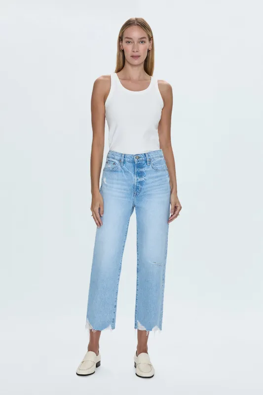 Cassie Super High Rise Straight Jean - Leisure Vintage sold by Pistola