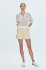 Emma Open Knit Polo - Dove Marl sold by pistola