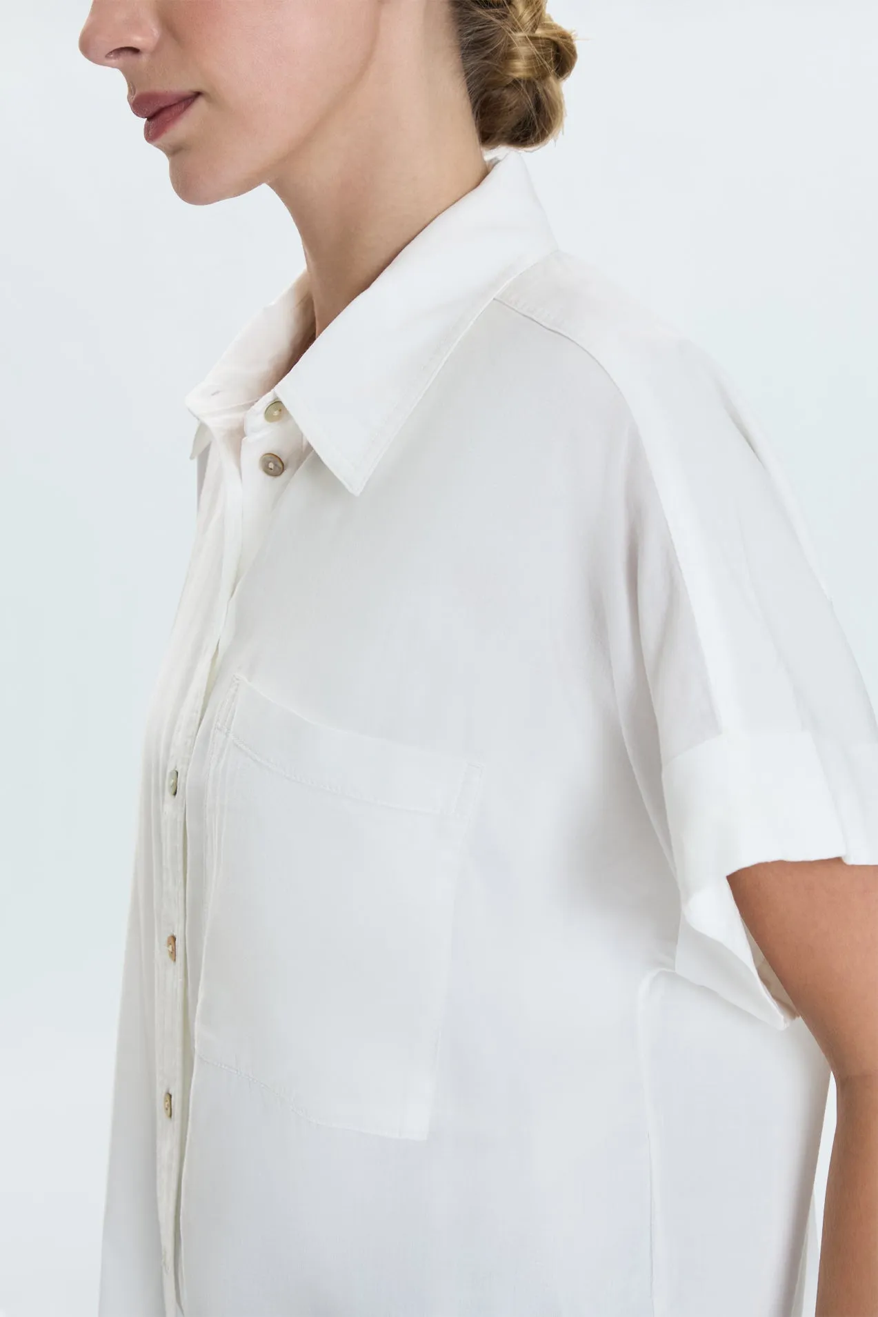 Donnie Short Sleeve Button Up - Le Blanc sold by Pistola product image thumbnail 3