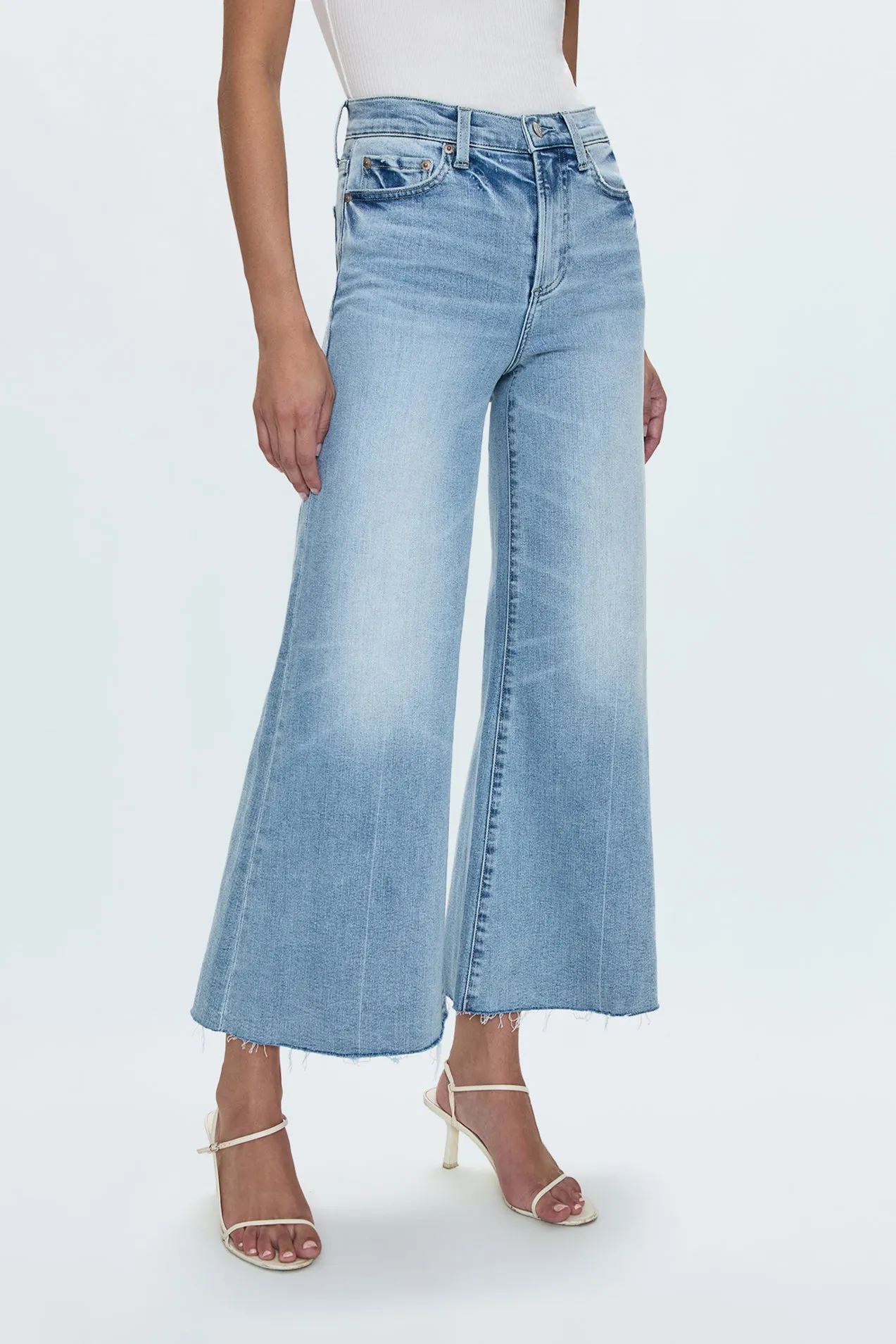 Izzy Mid Rise Wide Leg Crop Jean - Strive sold by Pistola product image thumbnail 2