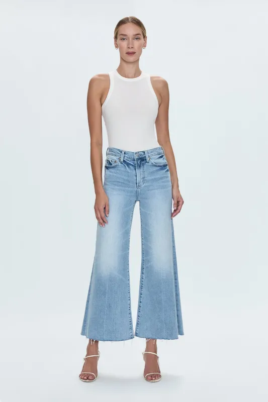 Izzy Mid Rise Wide Leg Crop Jean - Strive sold by Pistola