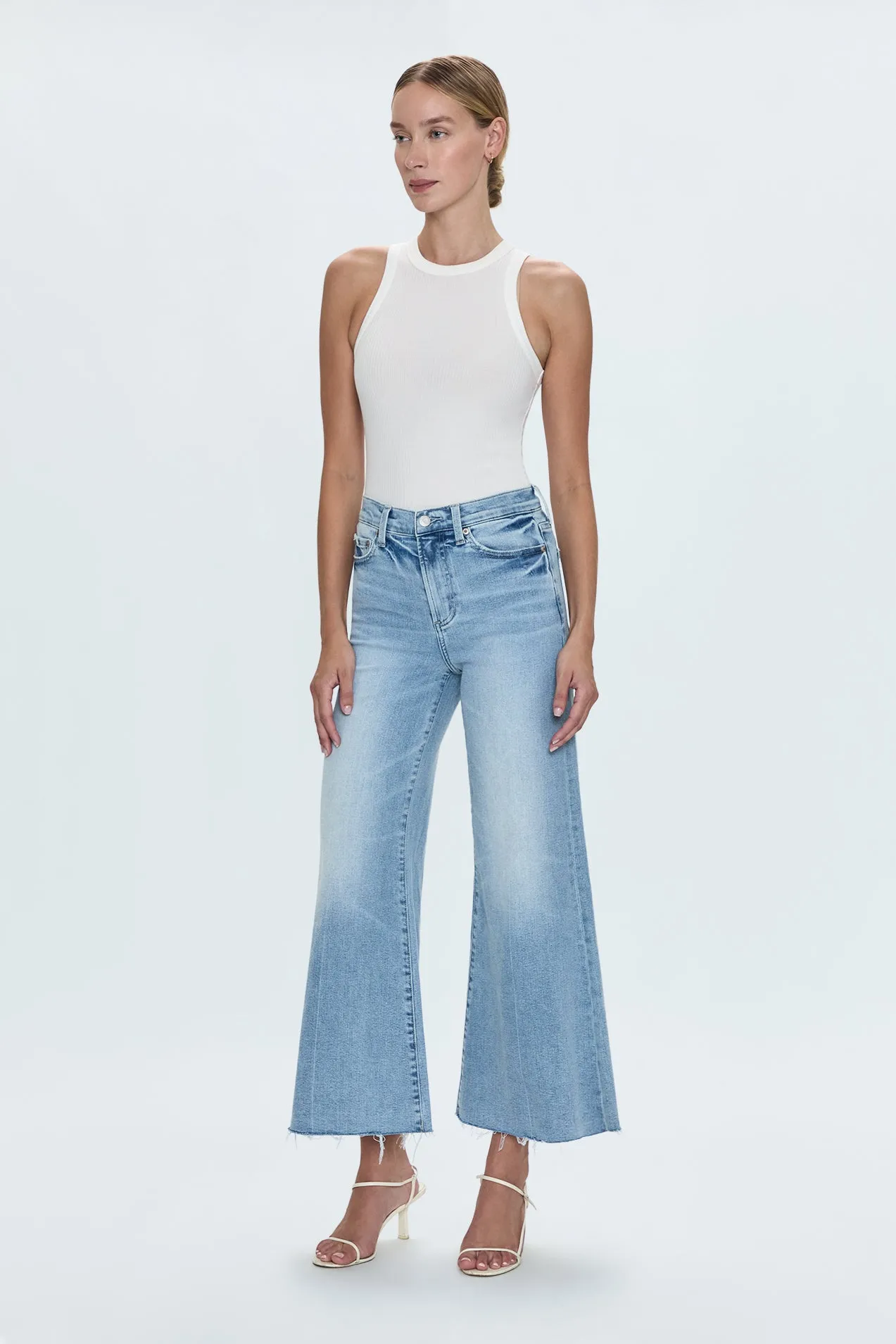 Izzy Mid Rise Wide Leg Crop Jean - Strive sold by Pistola product image thumbnail 5