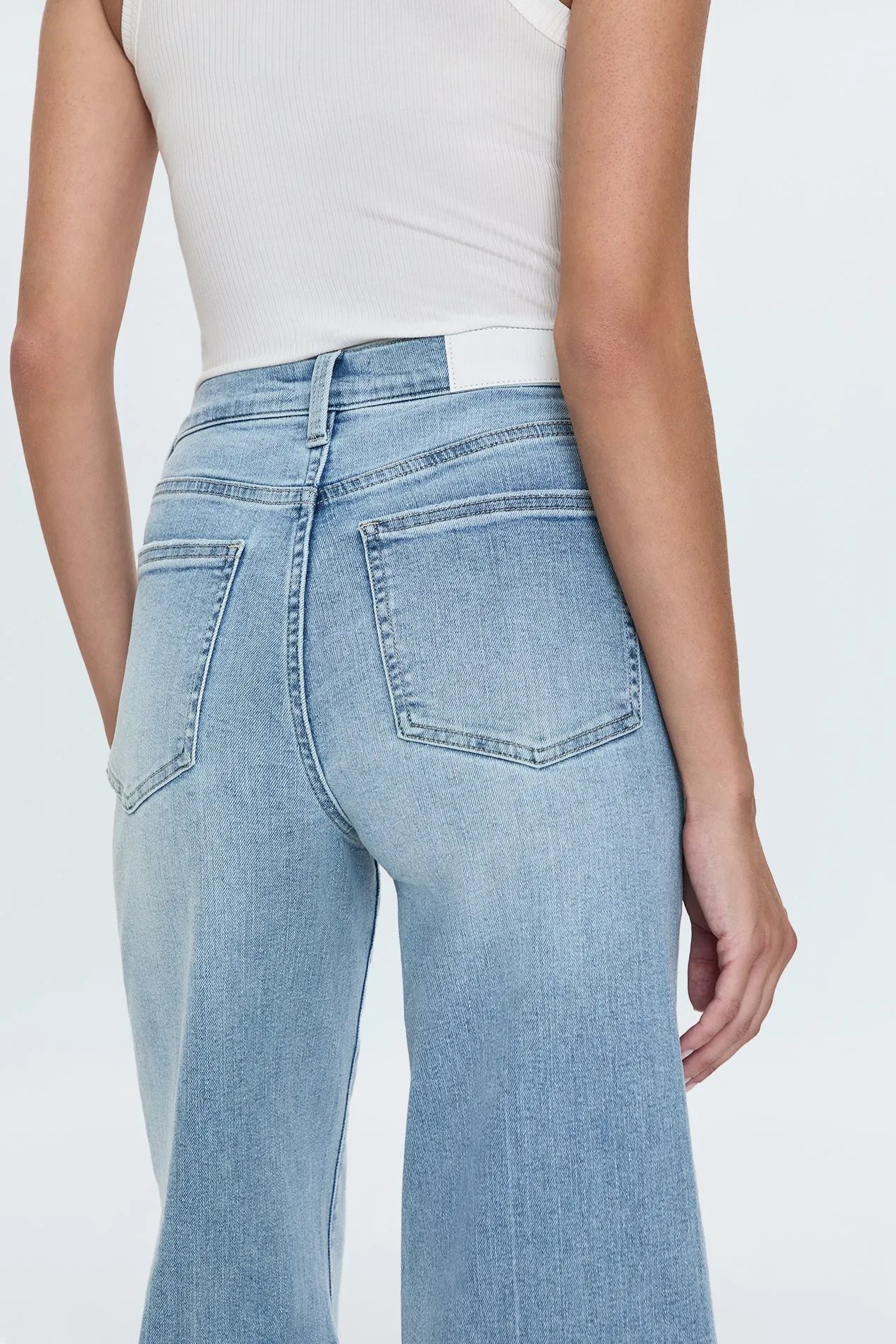 Izzy Mid Rise Wide Leg Crop Jean - Strive sold by Pistola product image thumbnail 4