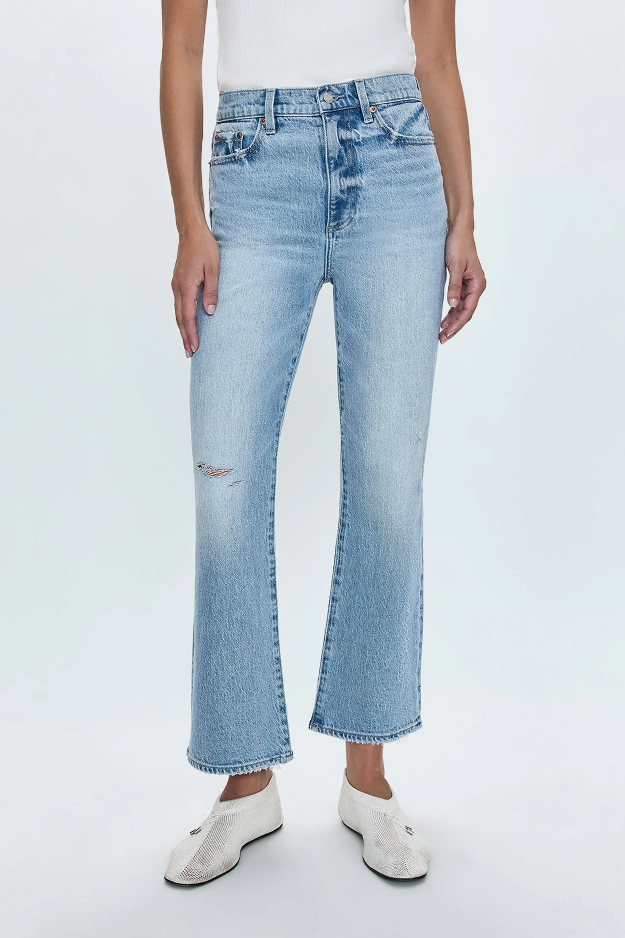 Ally High Rise Ankle Boot Jean - Scholar Distressed sold by Pistola product image thumbnail 2