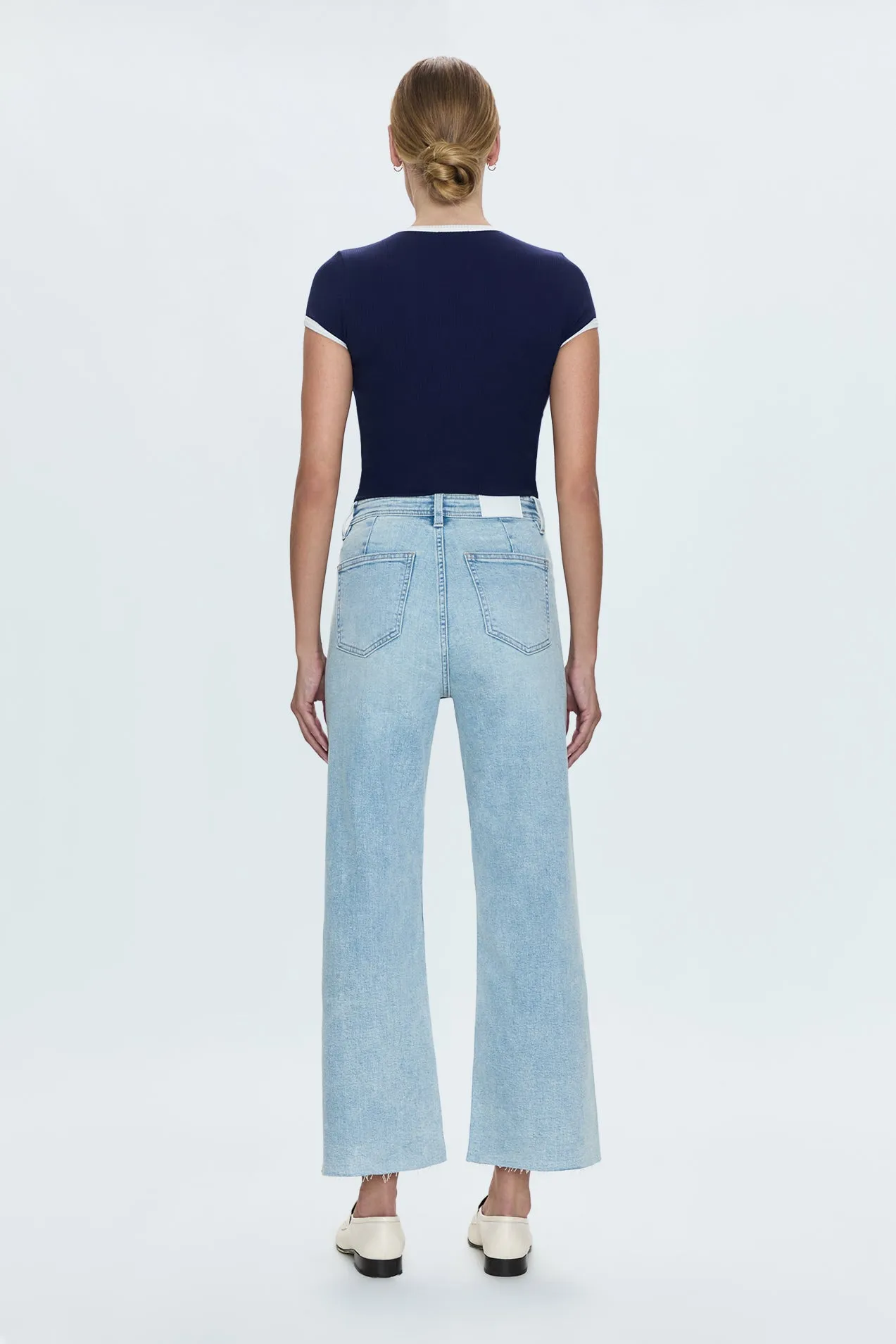 PETITE Penny Crop High Rise Wide Leg Jean - Collective sold by Pistola product image thumbnail 4