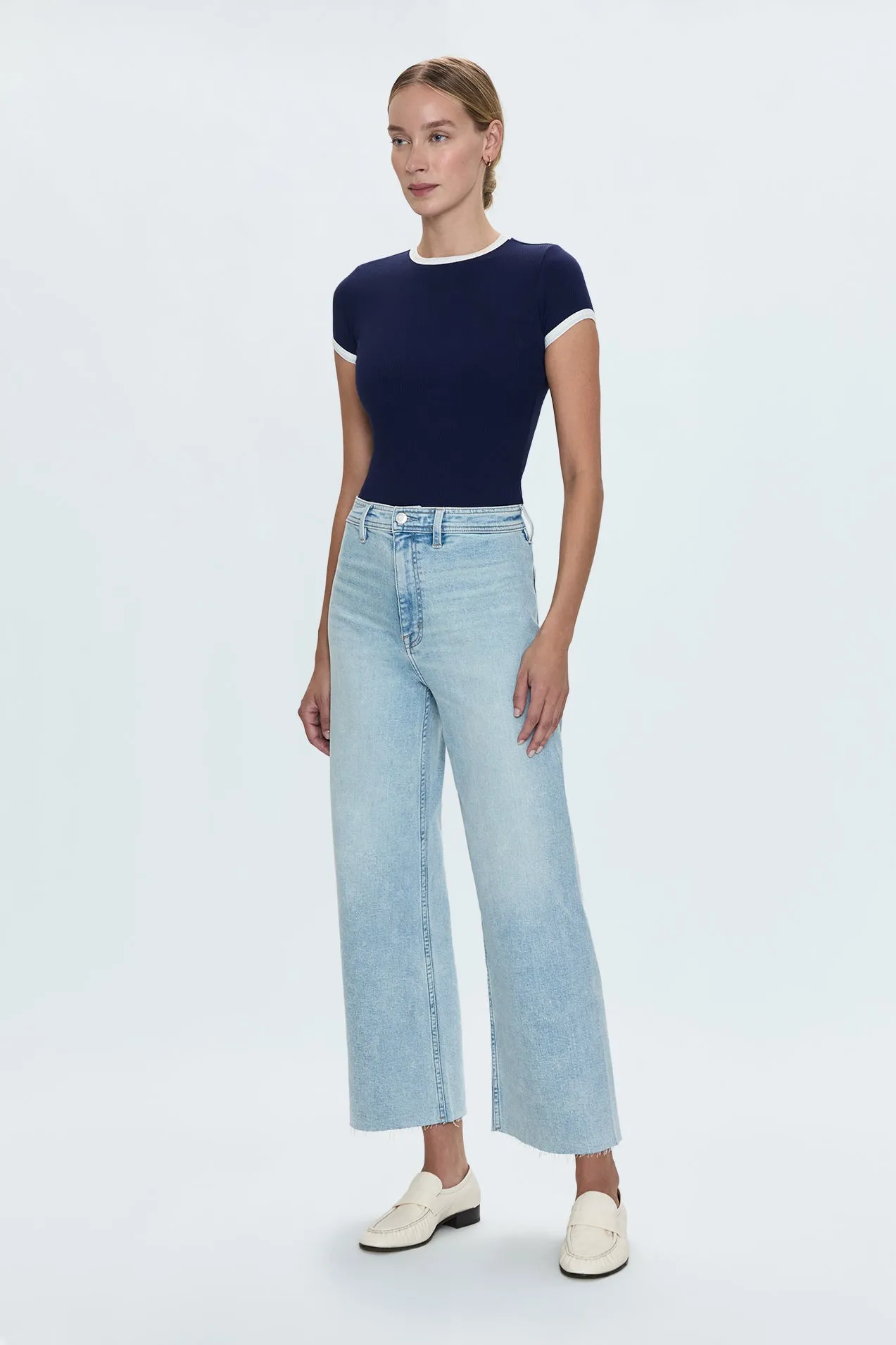 PETITE Penny Crop High Rise Wide Leg Jean - Collective sold by Pistola product image thumbnail 3