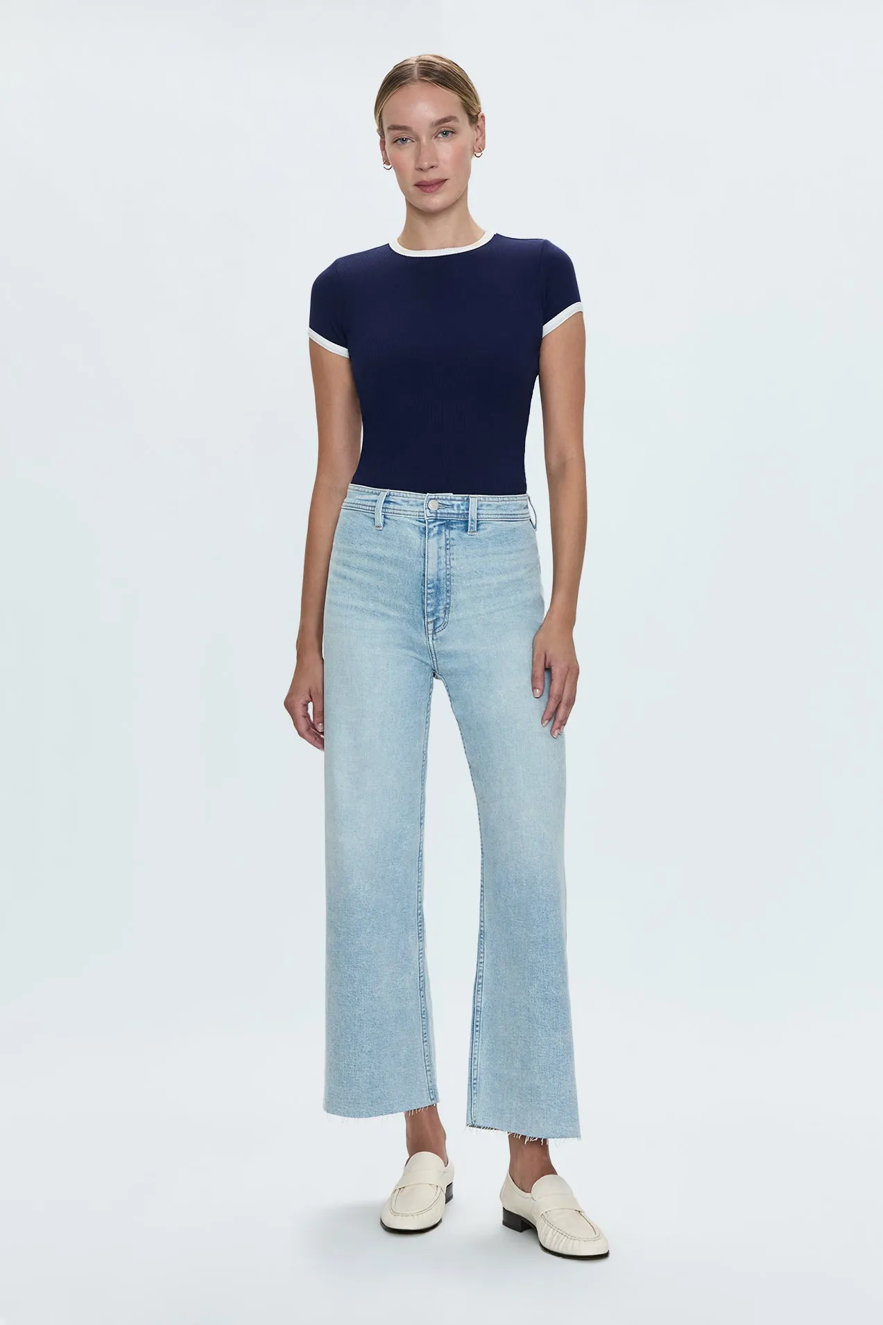 PETITE Penny Crop High Rise Wide Leg Jean - Collective sold by Pistola product image thumbnail 5