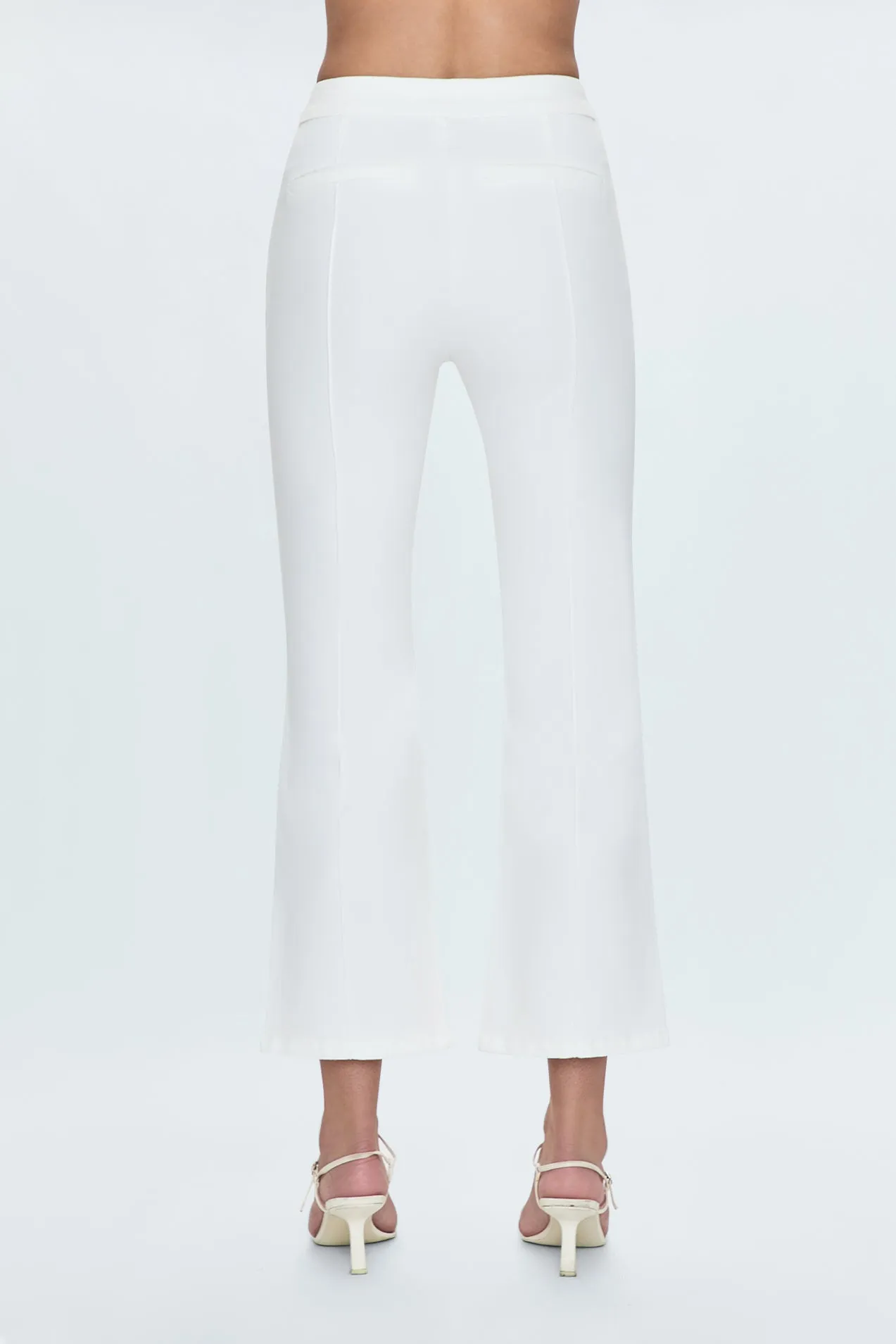 Simone Kick Flare Pant- White sold by pistola product image thumbnail 4