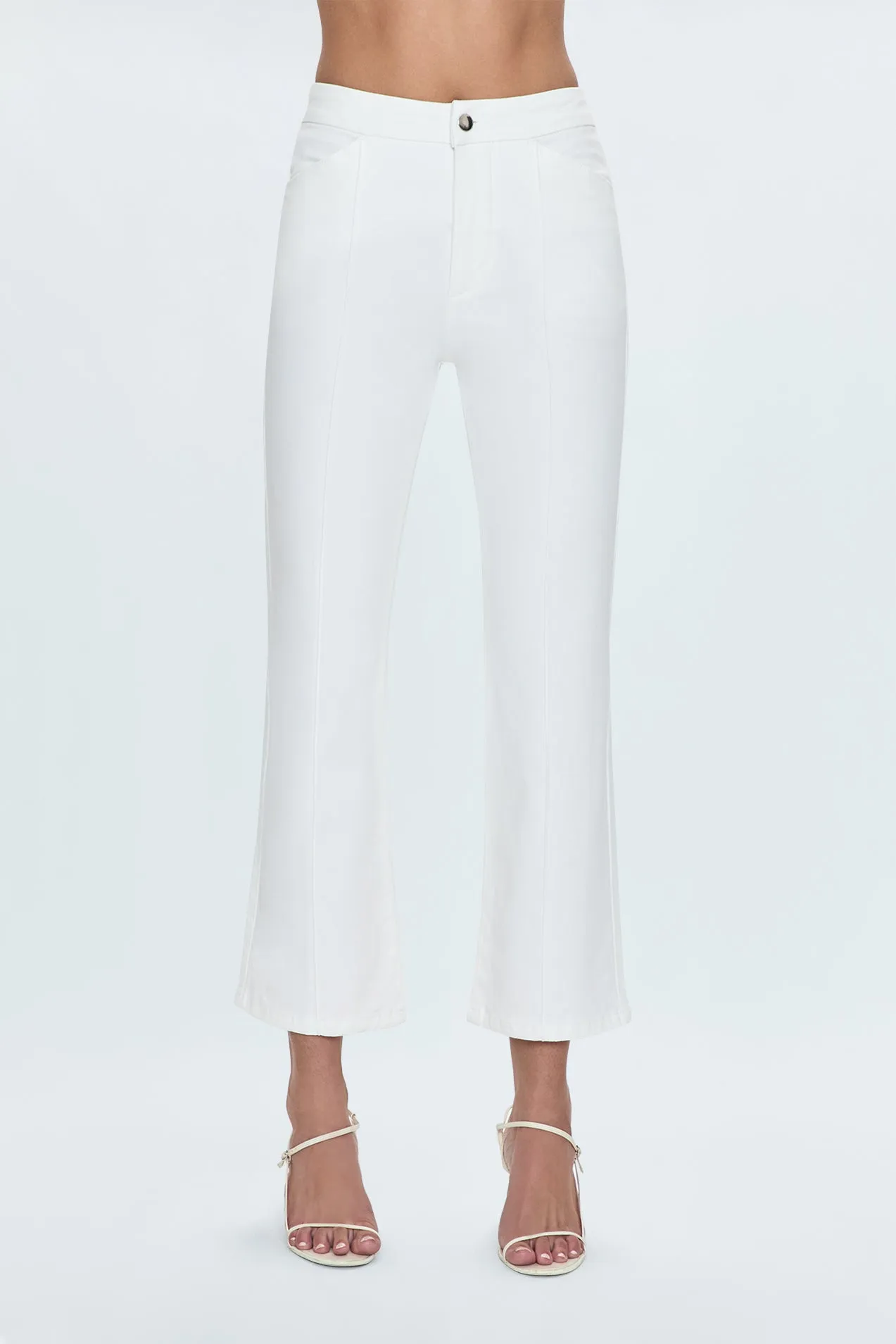 Simone Kick Flare Pant- White sold by pistola product image thumbnail 2