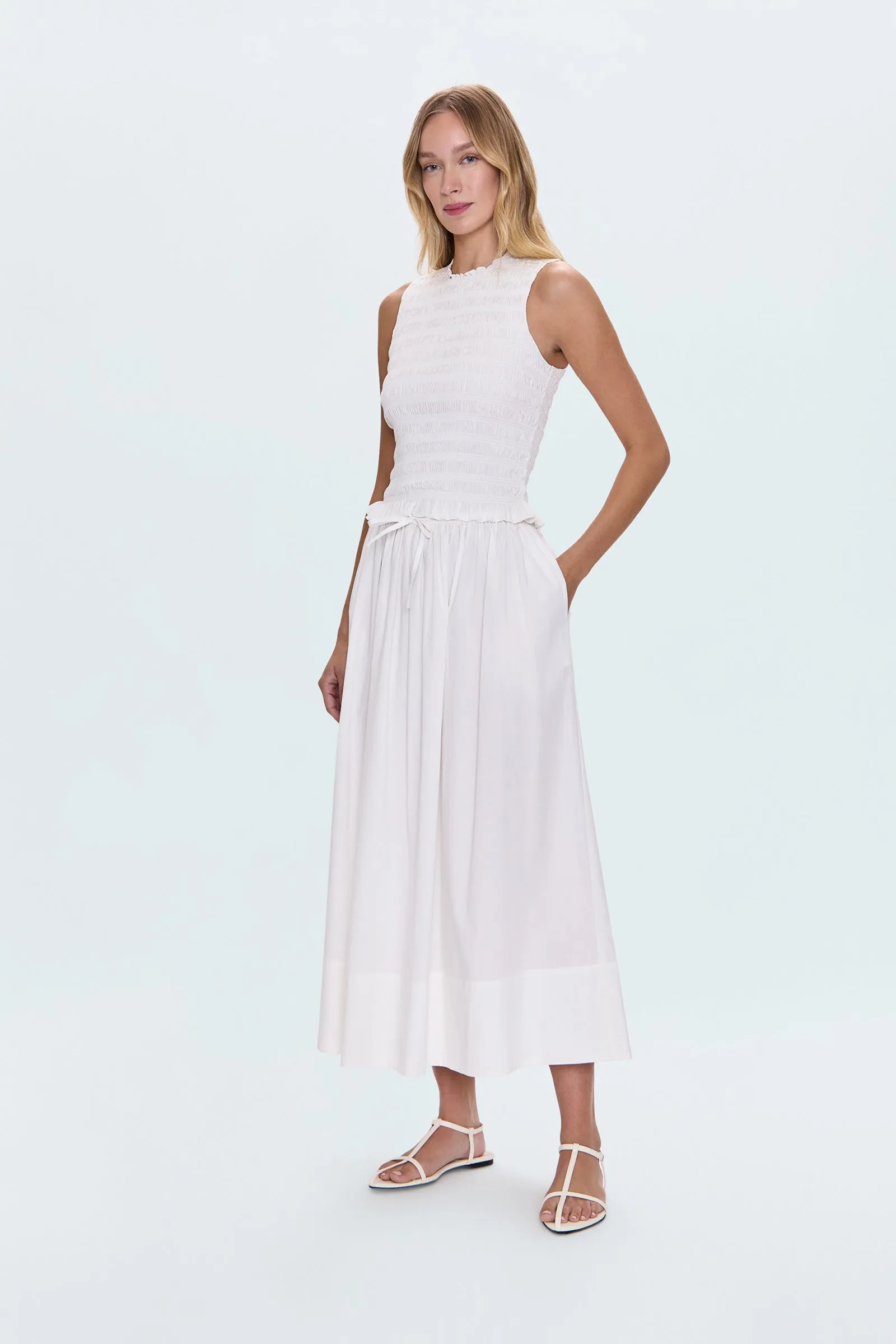 Noelle Poplin Maxi Skirt - Le Blanc sold by Pistola product image thumbnail 2
