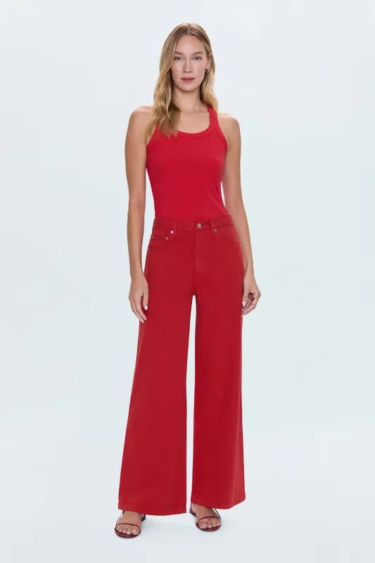 Jadyn Low Slung Palazzo Jean - Samba sold by pistola