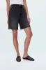 Kaylee High Rise Pinched Loose Short - After Hours sold by pistola