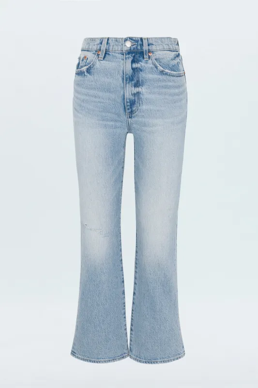PETITE Ally High Rise Vintage Ankle Boot Jean - Scholar Distressed sold by pistola
