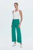 Penny Crop High Rise Wide Leg Jean - Viridian sold by pistola