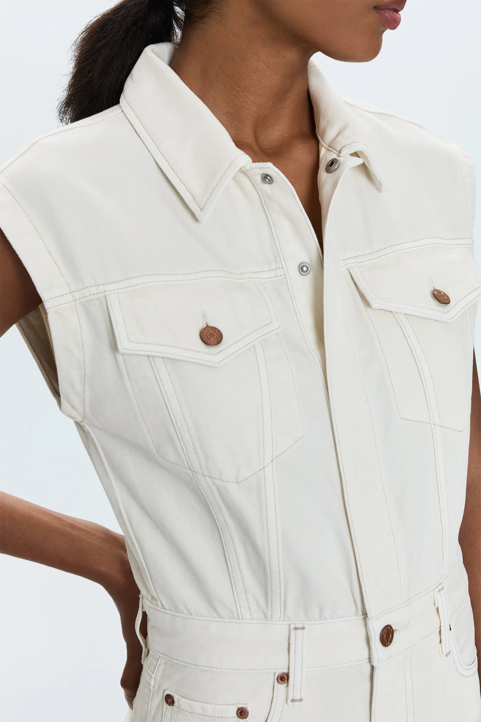 Lennox Romper - Ecru sold by Pistola product image thumbnail 3