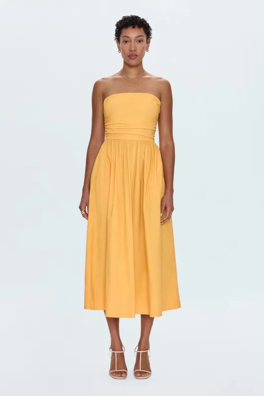 Florence Strappy Back Dress - Papaya sold by Pistola