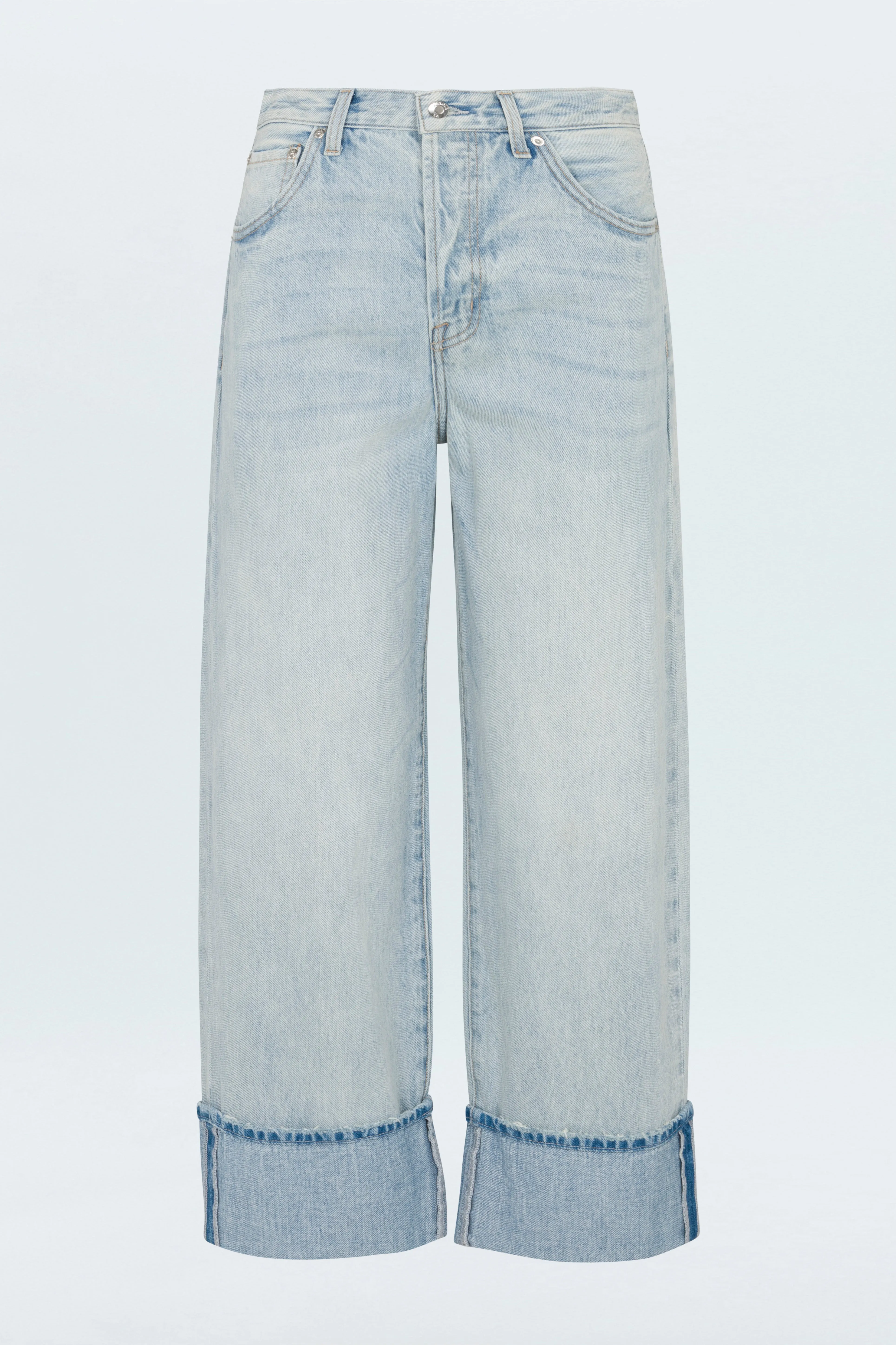 PETITE Ryder High Rise Cuffed Jean - Sunrise sold by Pistola