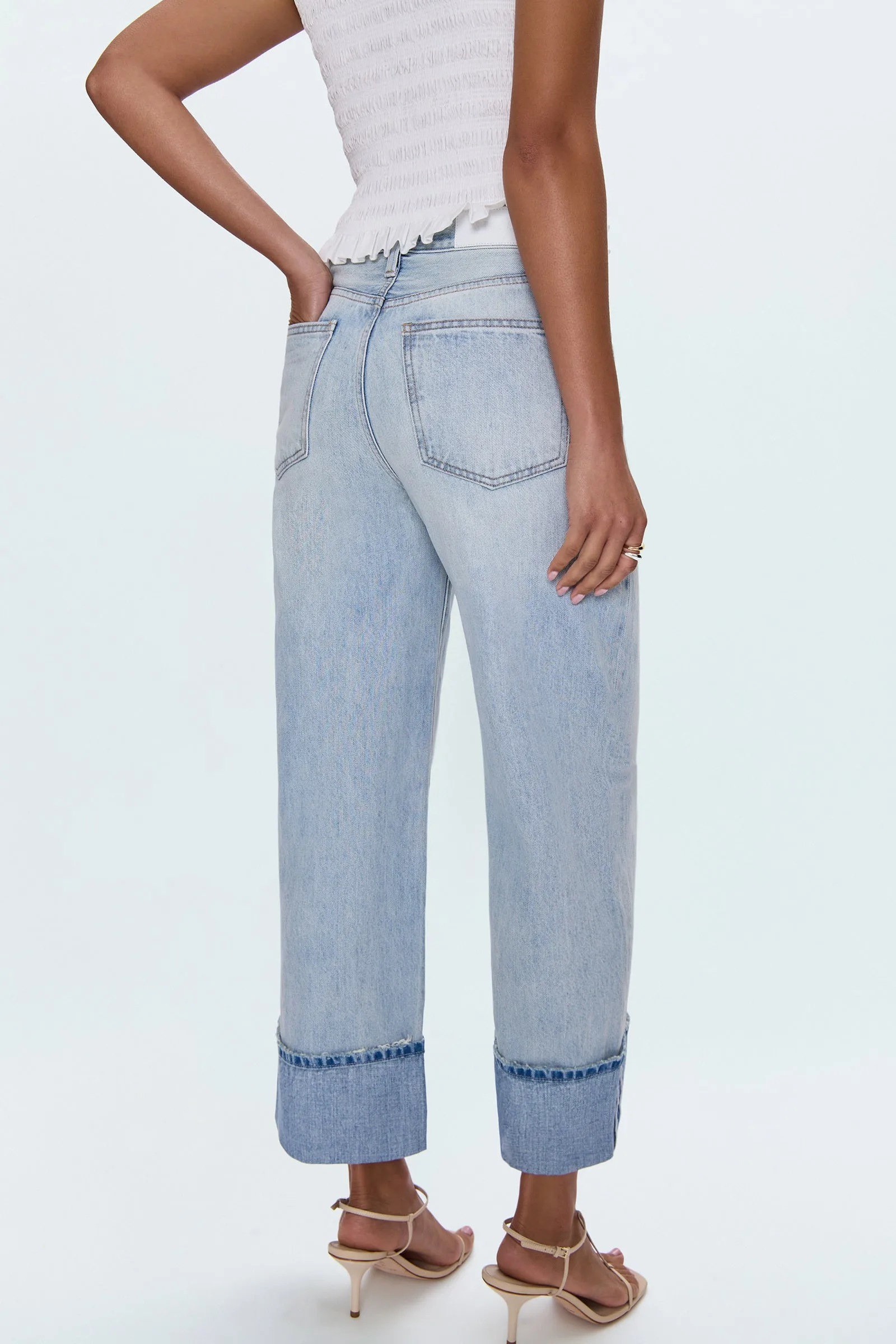 PETITE Ryder High Rise Cuffed Jean - Sunrise sold by Pistola product image thumbnail 5