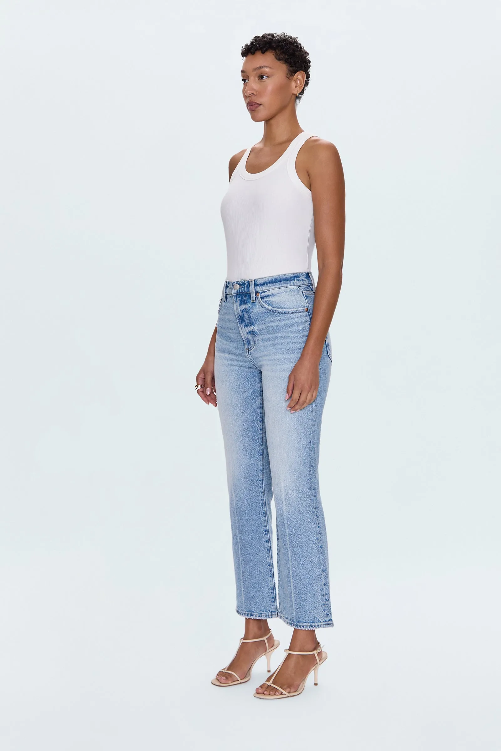 PETITE Ally High Rise Vintage Ankle Boot Jean - High Tide sold by Pistola product image thumbnail 5