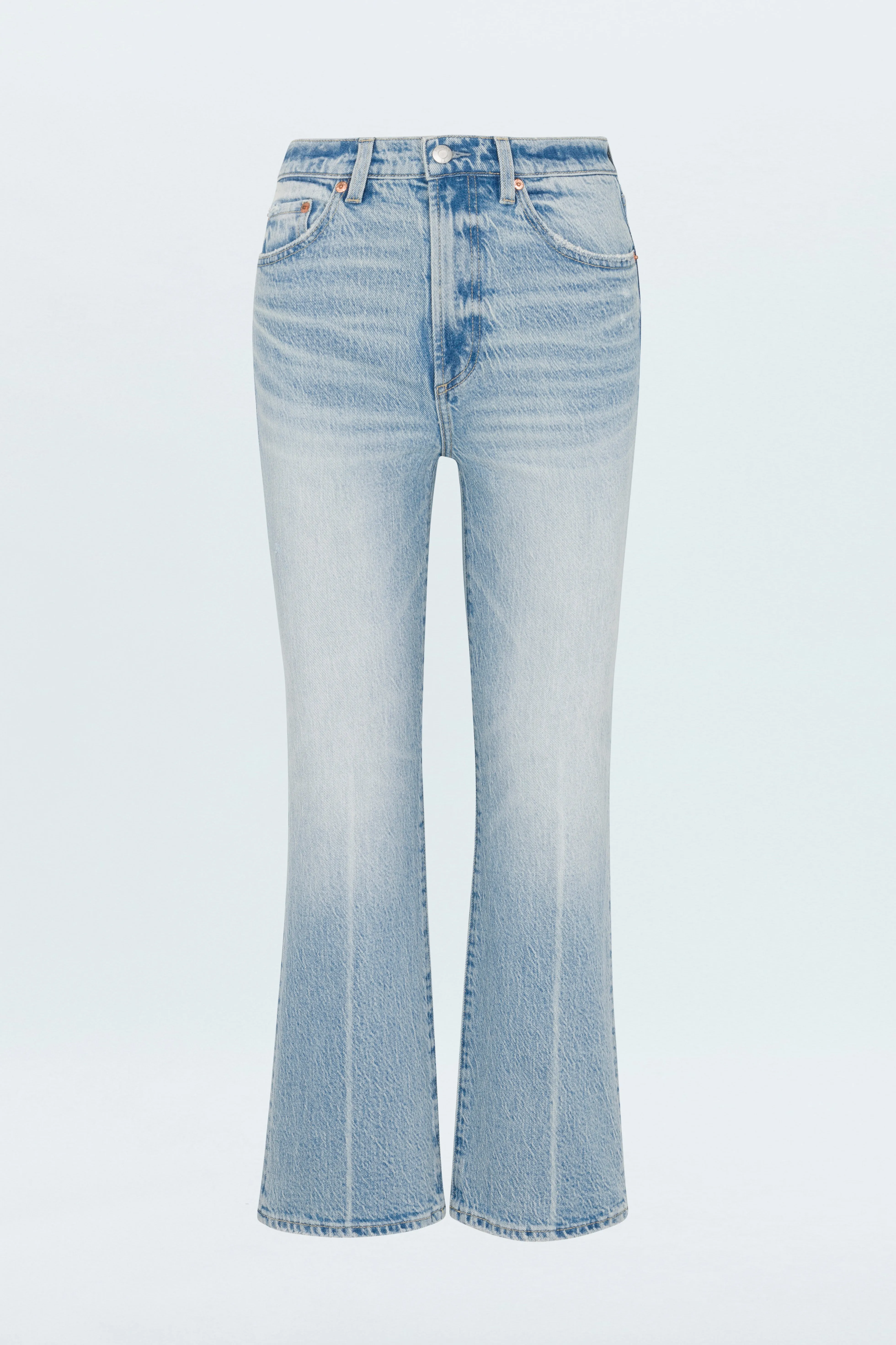 PETITE Ally High Rise Vintage Ankle Boot Jean - High Tide sold by Pistola