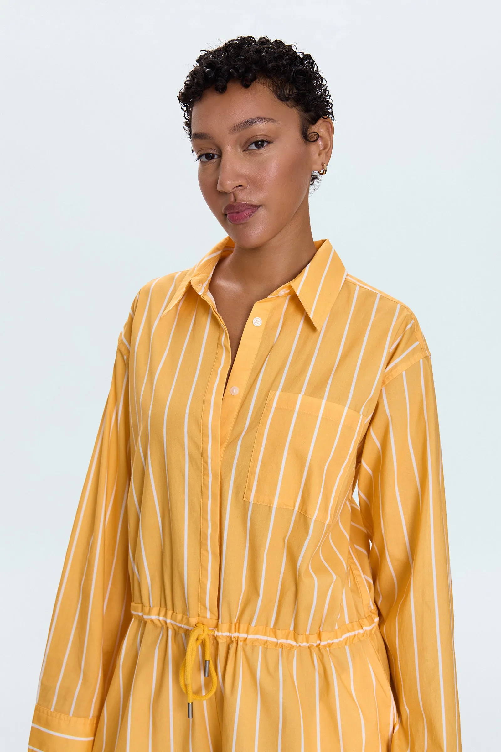 Amelie Romper - Papaya Stripe sold by Pistola product image thumbnail 3