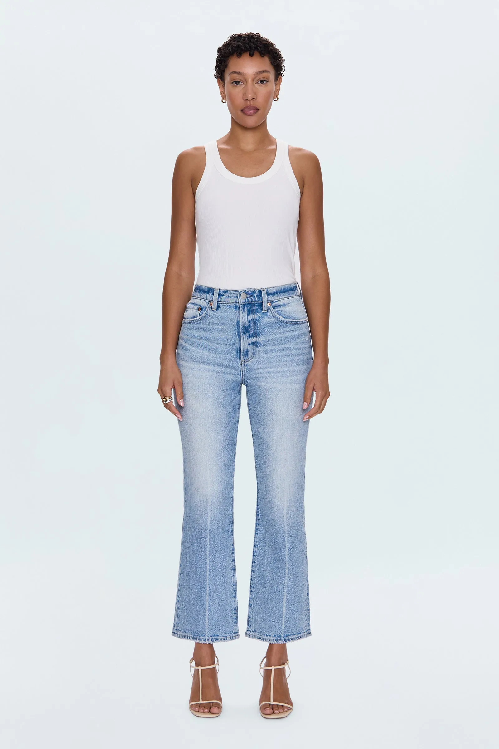 Ally High Rise Ankle Boot Jean - High Tide sold by Pistola