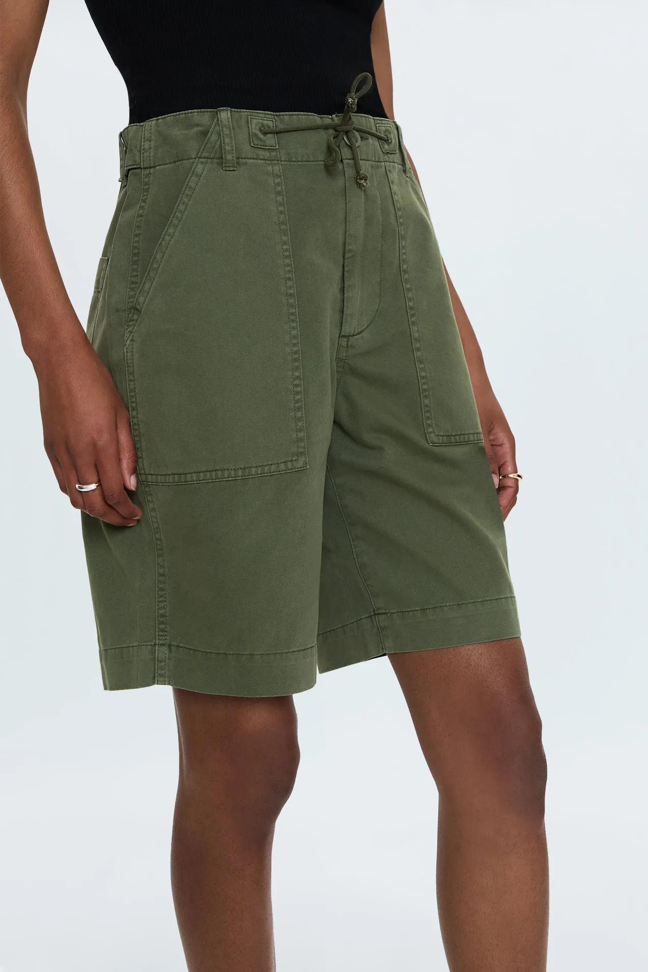 Etta Curved Shorts- Meadow sold by pistola product image thumbnail 2