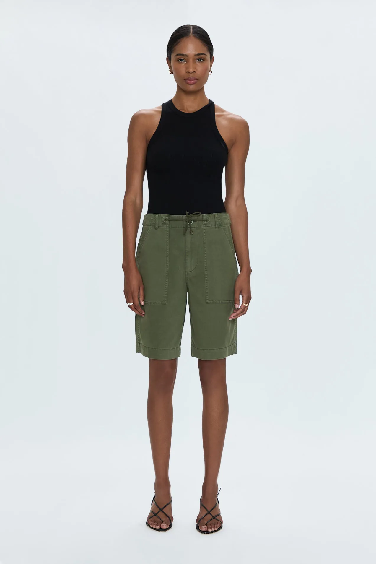 Etta Curved Shorts- Meadow sold by pistola