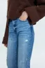 Cassie Super High Rise Straight Jean - Central Vintage sold by pistola