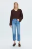 Cassie Super High Rise Straight Jean - Central Vintage sold by pistola