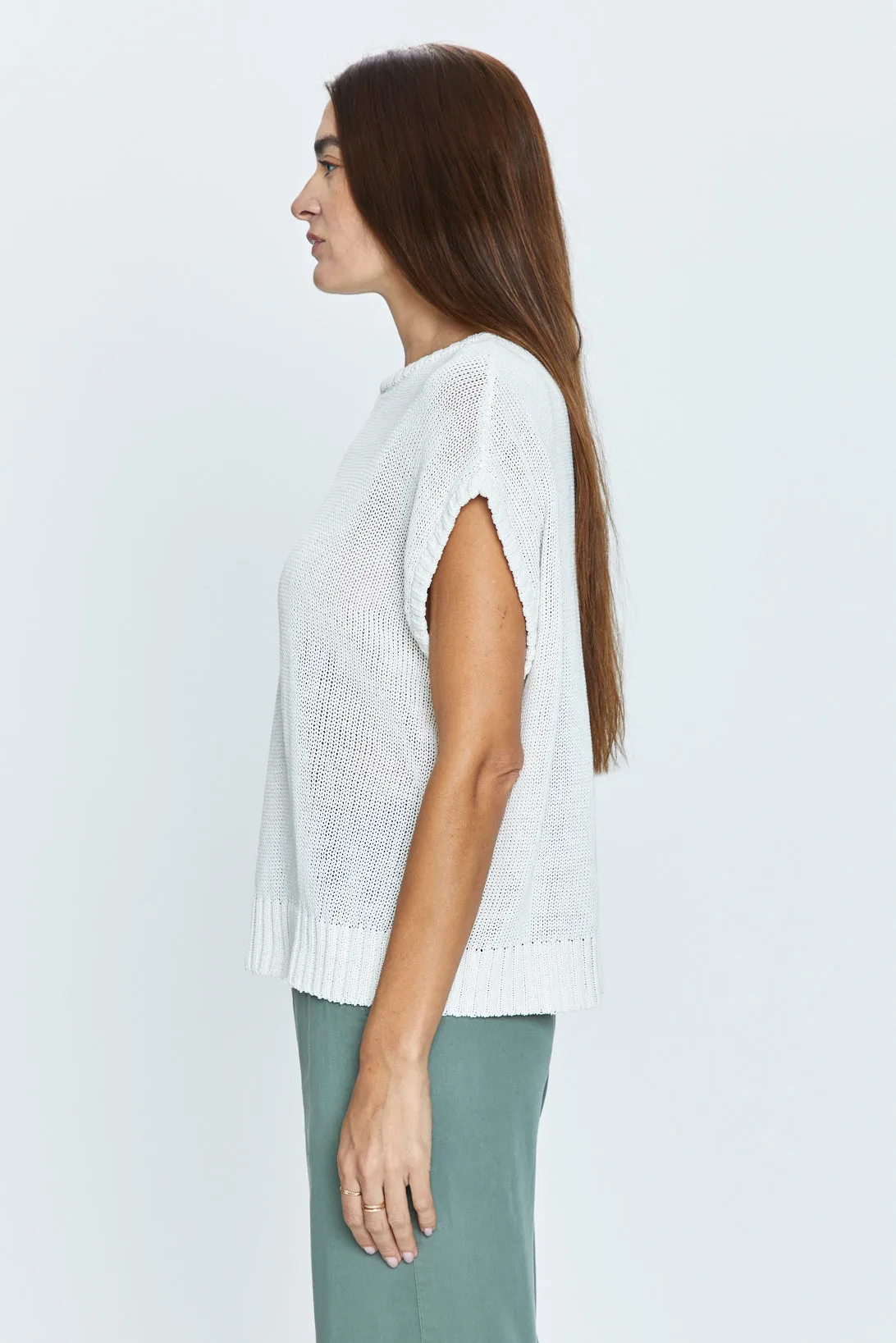 Esperanza Open Knit Top - Ivory sold by pistola product image thumbnail 3