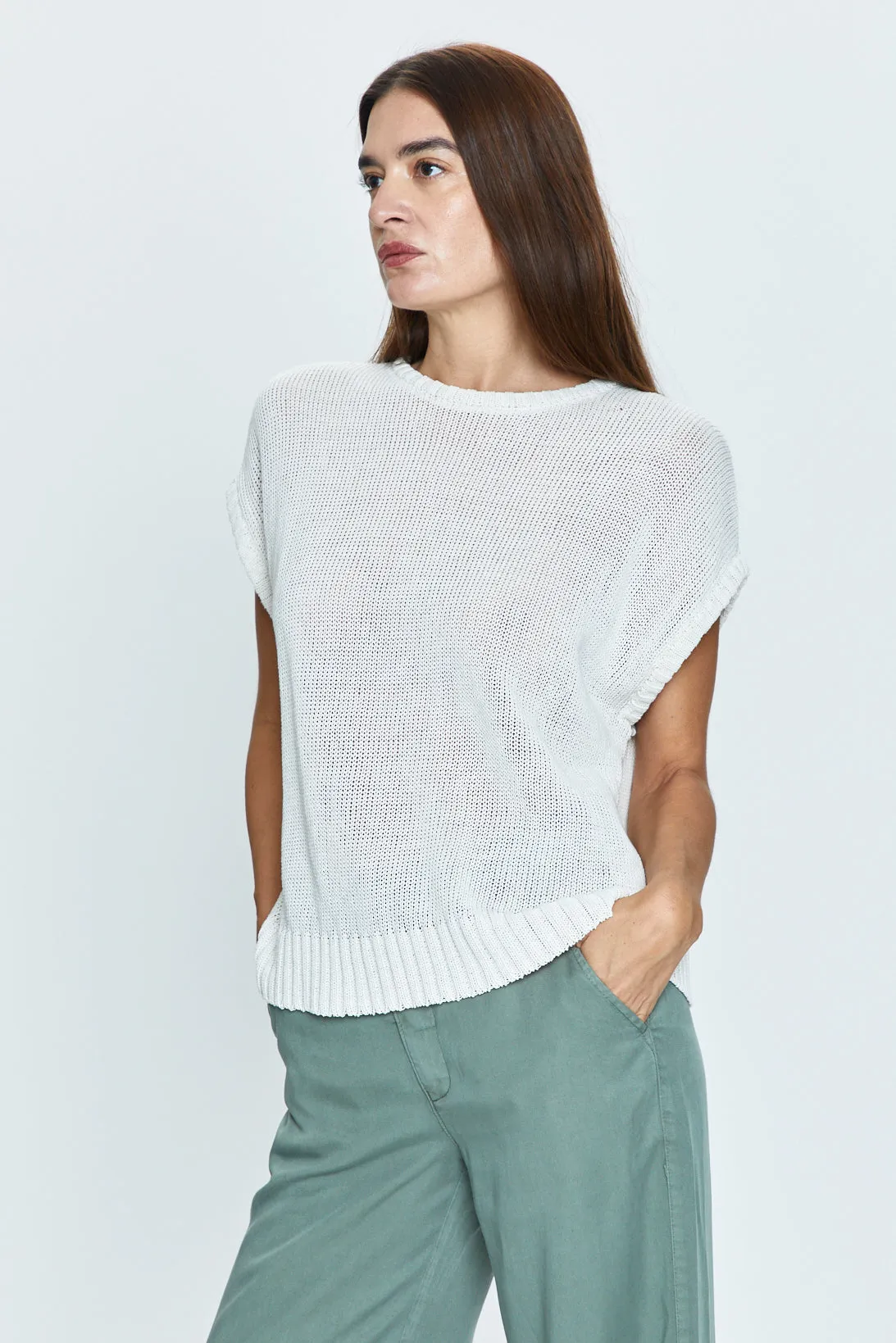 Esperanza Open Knit Top - Ivory sold by pistola product image thumbnail 2
