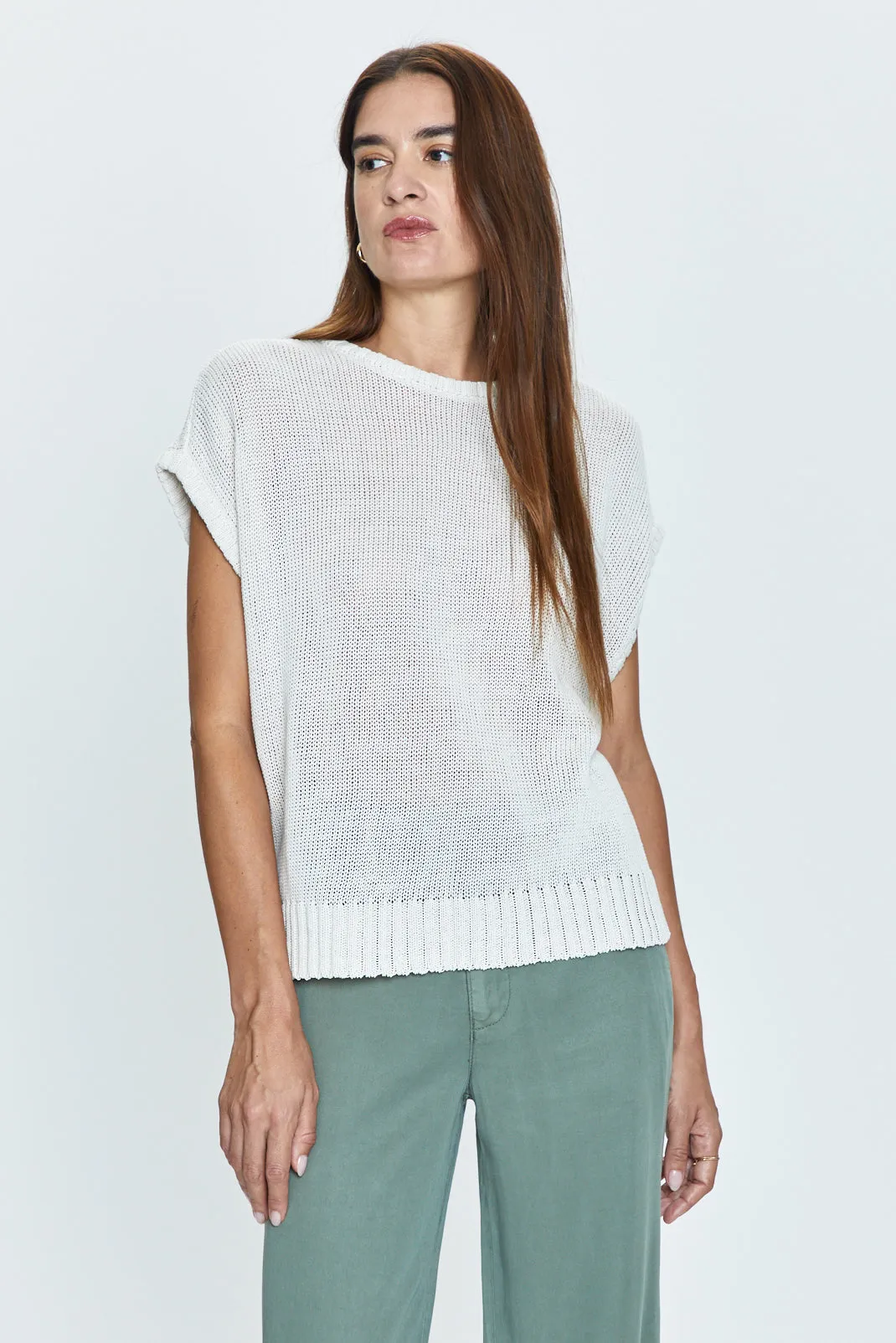 Esperanza Open Knit Top - Ivory sold by pistola product image thumbnail 5