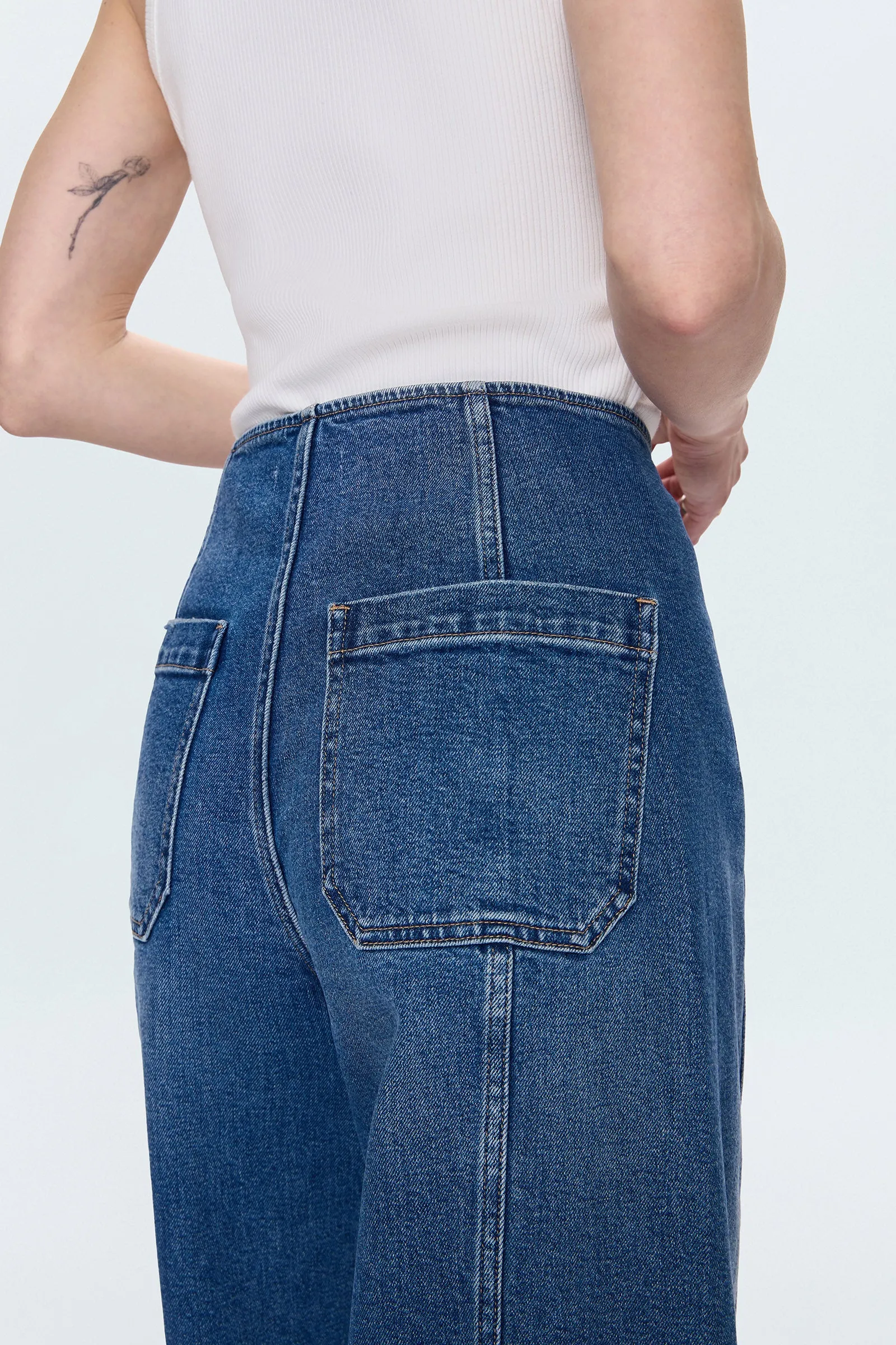 Blair High Rise Seamed Barrel Jean - Soho sold by Pistola product image thumbnail 4