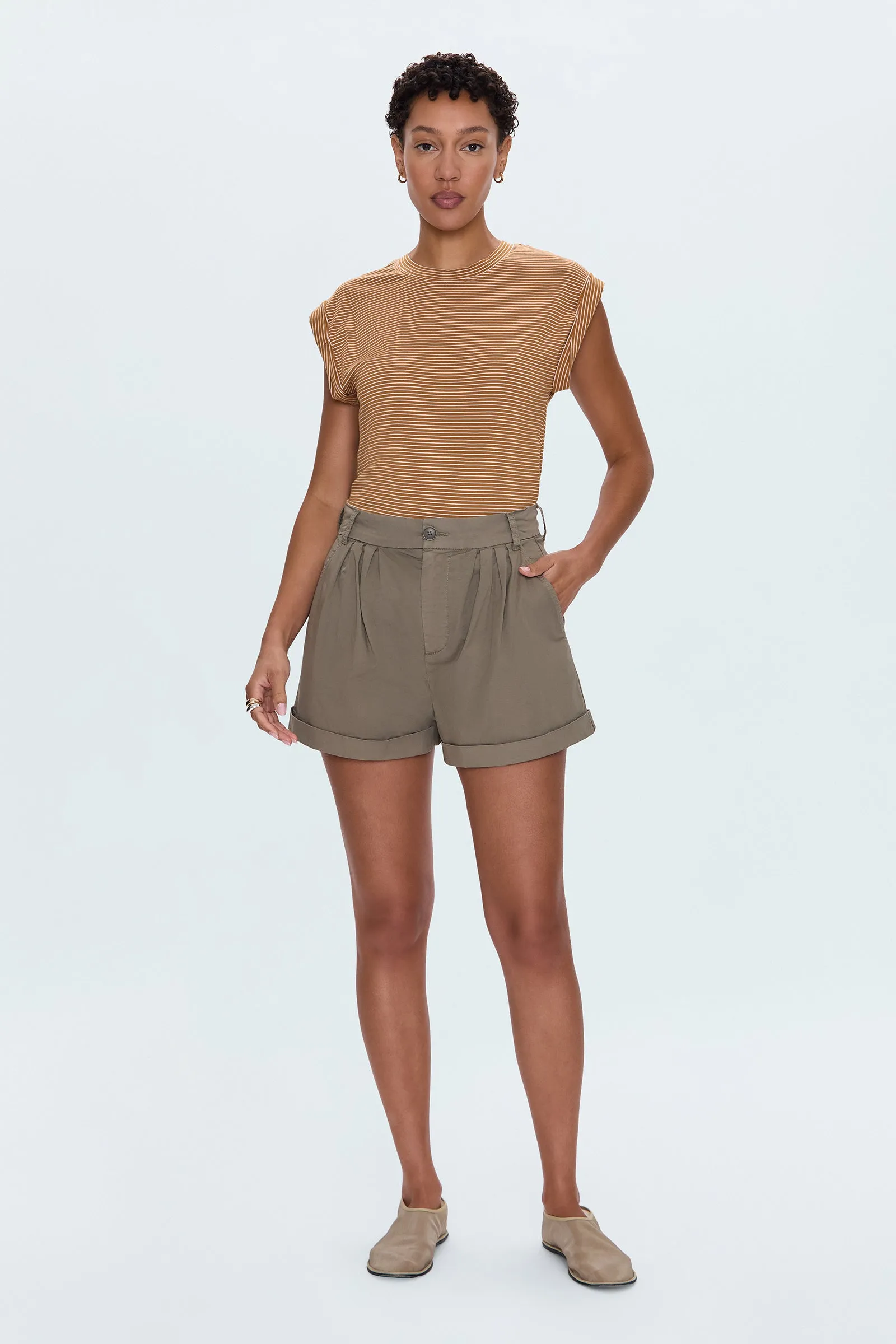 Olivia Twisted Sleeve Marina - Dark Rum Stripe sold by Pistola product image thumbnail 2