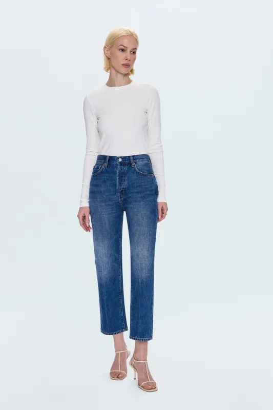 Cassie Super High Rise Straight Jean - Fairview sold by Pistola