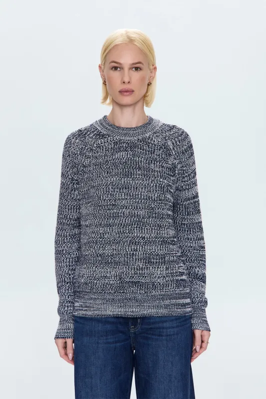 Edie Sweater - Navy Marl sold by Pistola