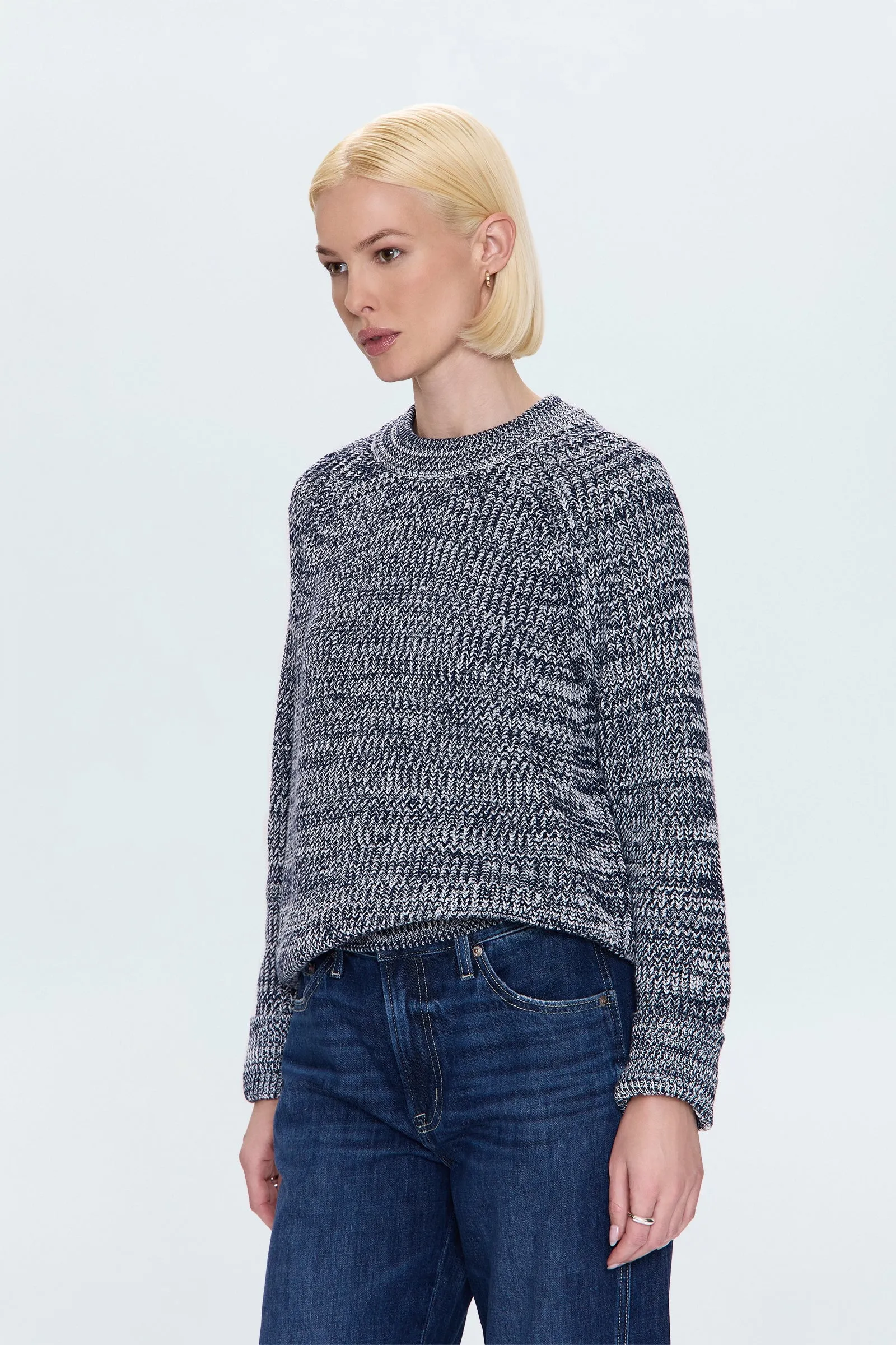 Edie Sweater - Navy Marl sold by Pistola product image thumbnail 2