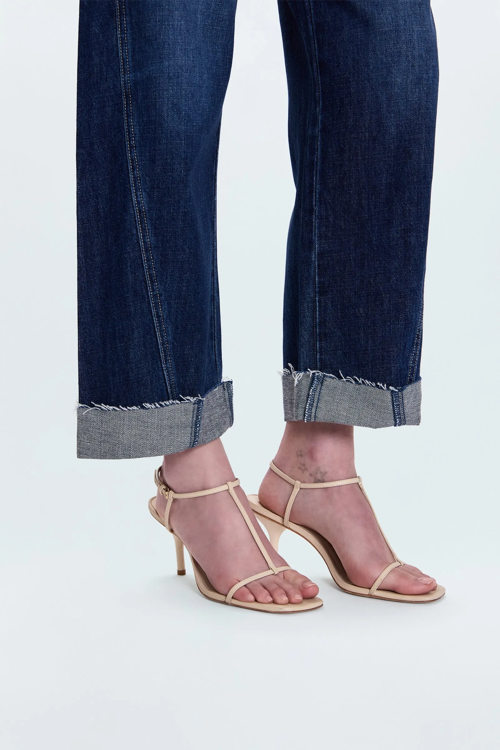 Kacey Mid Rise Cuffed Straight Jean - Cultivate sold by Pistola product image thumbnail 4