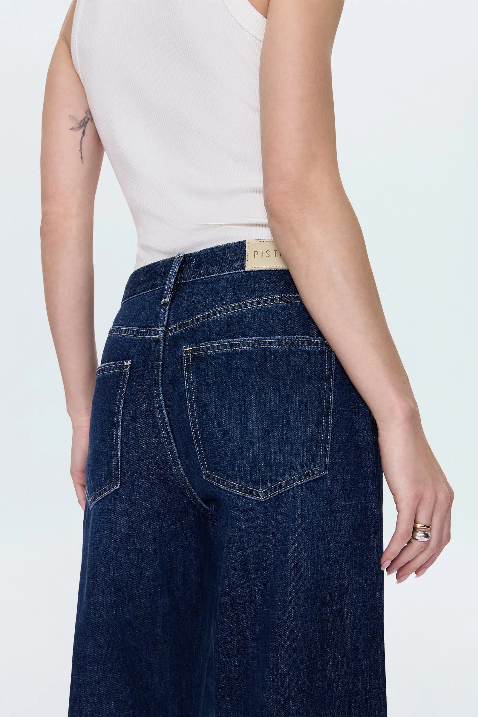 Kacey Mid Rise Cuffed Straight Jean - Cultivate sold by Pistola product image thumbnail 5