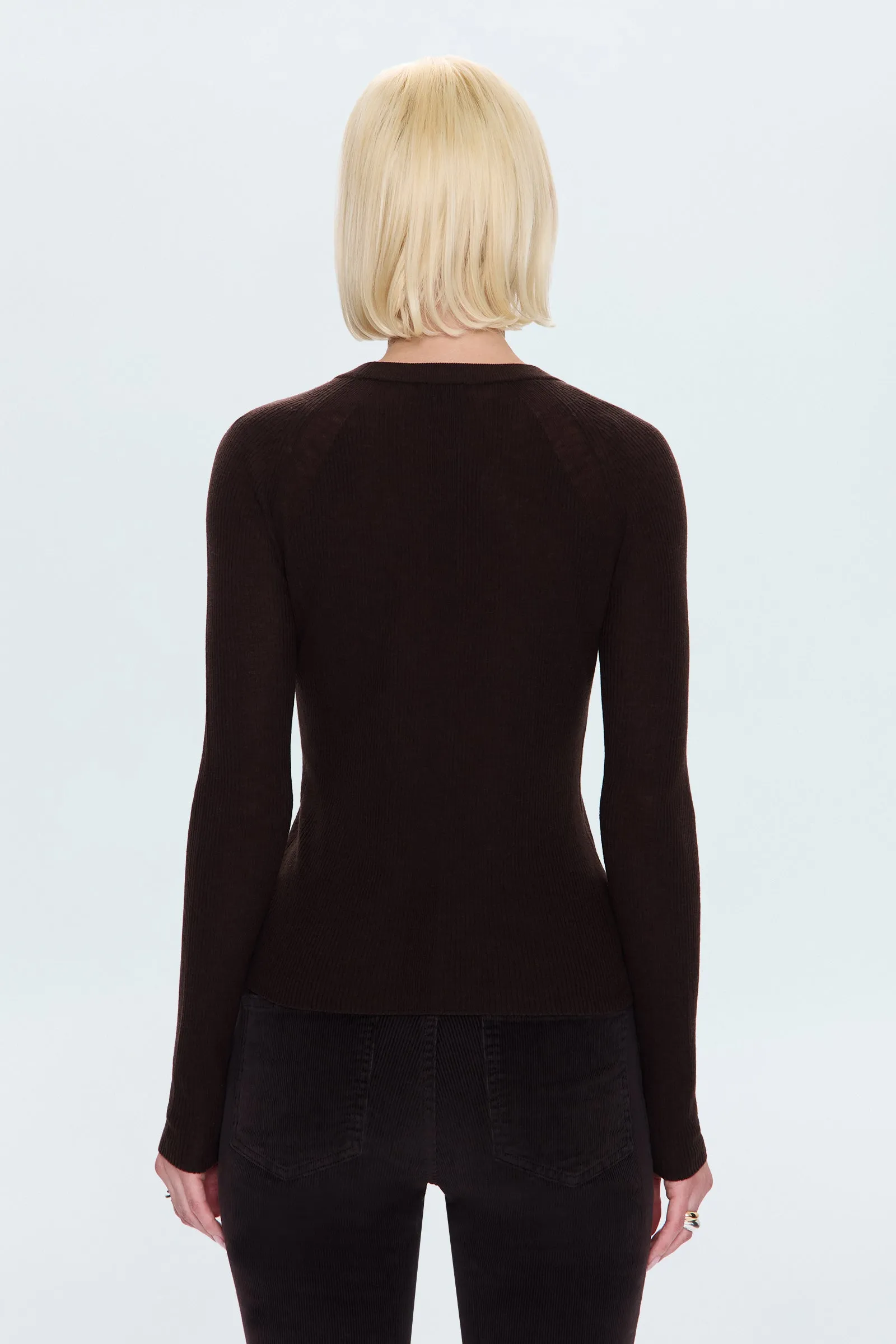 Juno Featherweight Sweater - Mocha sold by Pistola product image thumbnail 5