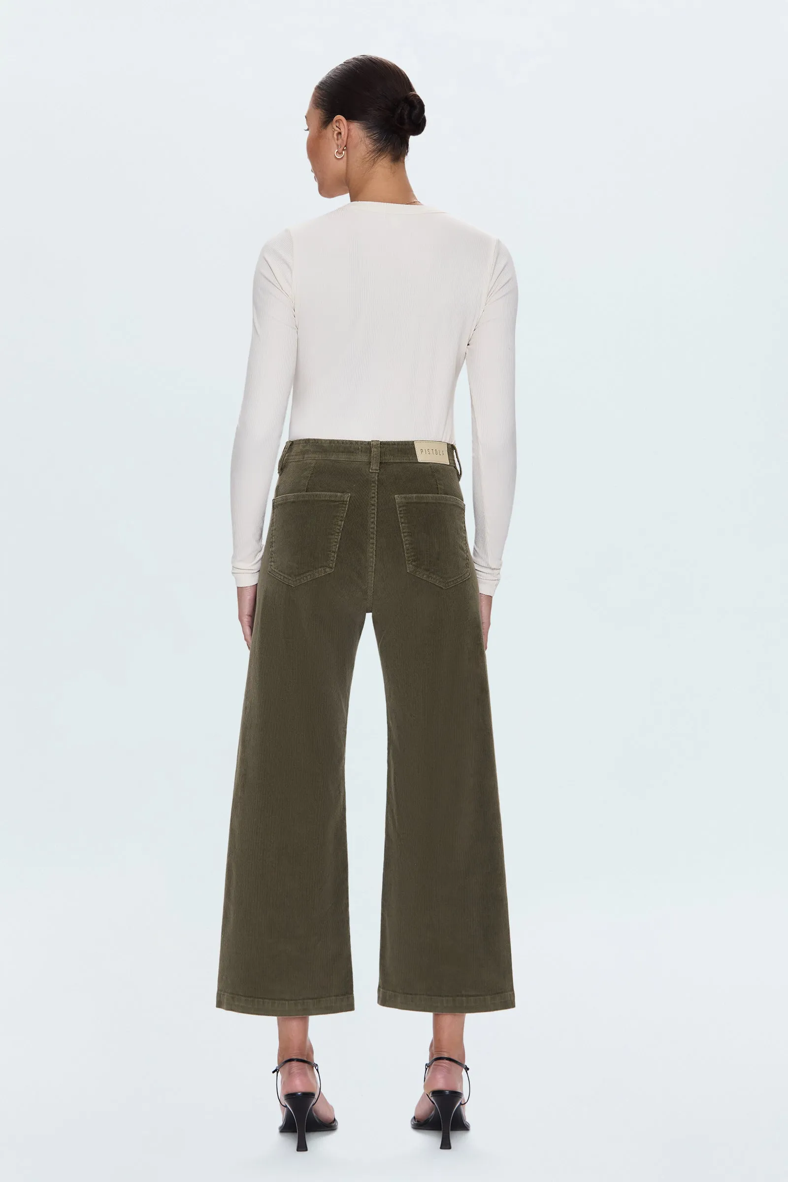 Penny Crop High Rise Wide Leg Pant - Sequoia sold by Pistola product image thumbnail 4